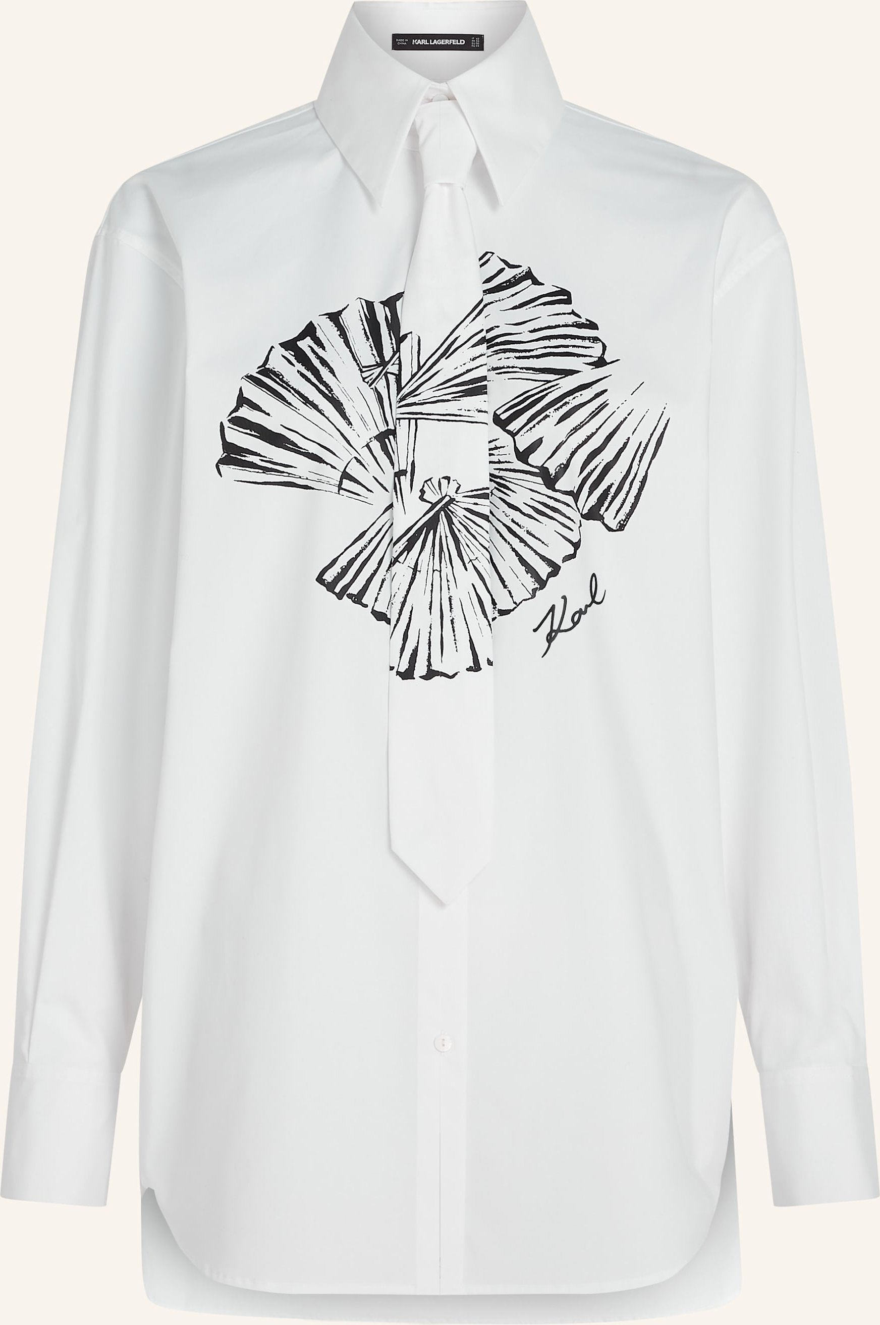 Karl Lagerfeld Bluse weiss