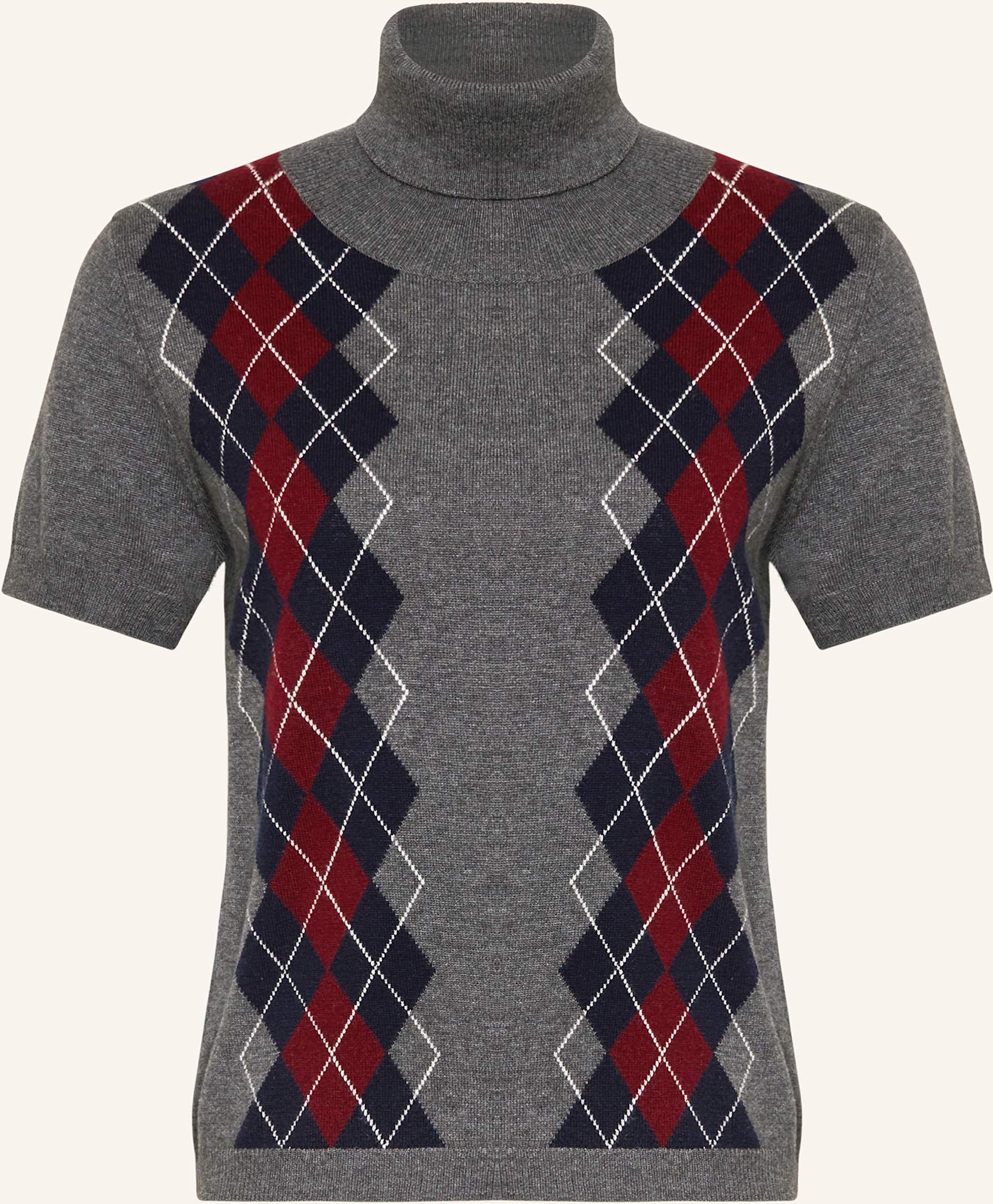 Darling Harbour Rollkragenpullover grau