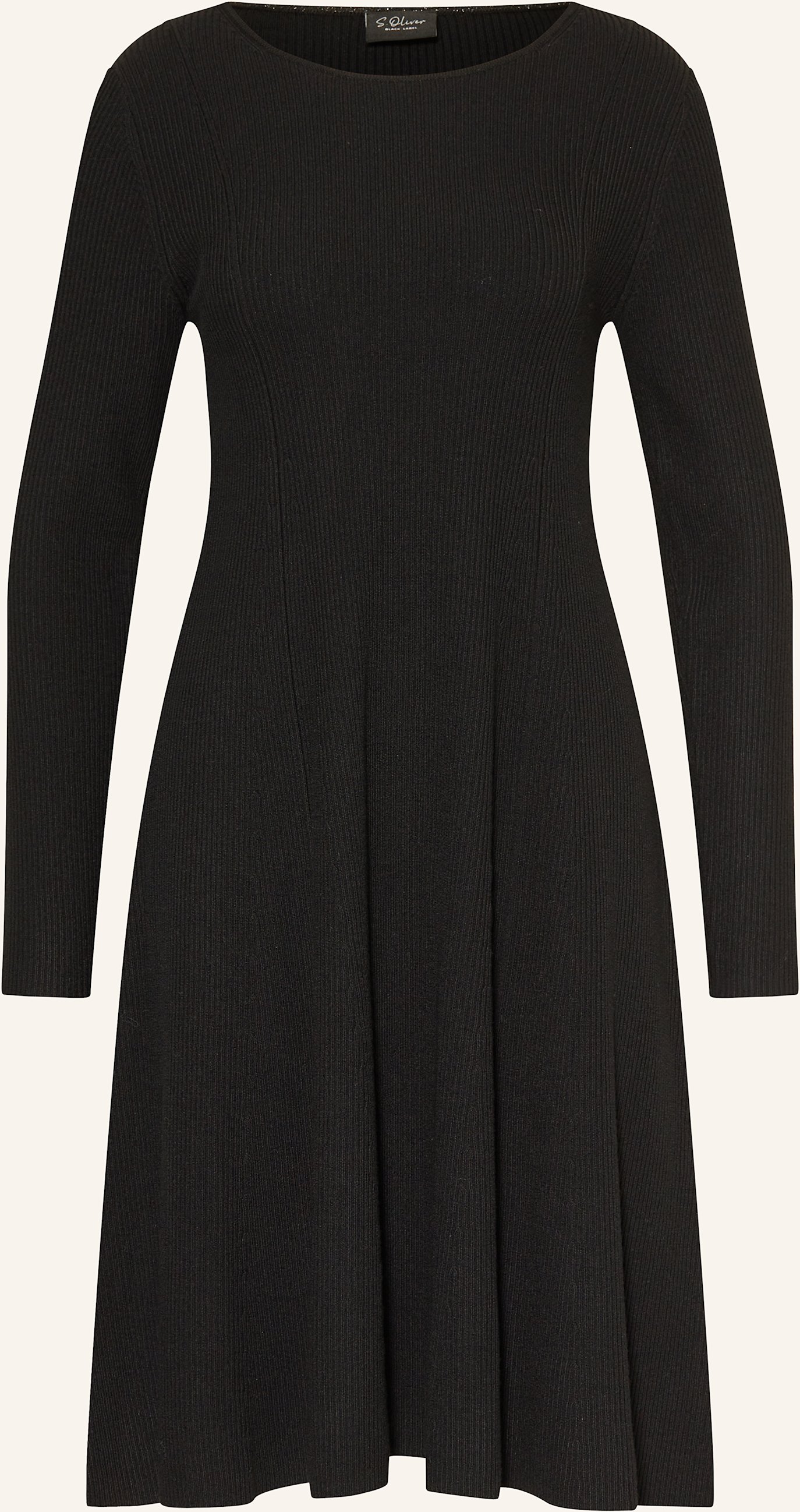 S.Oliver Black Label Strickkleid schwarz