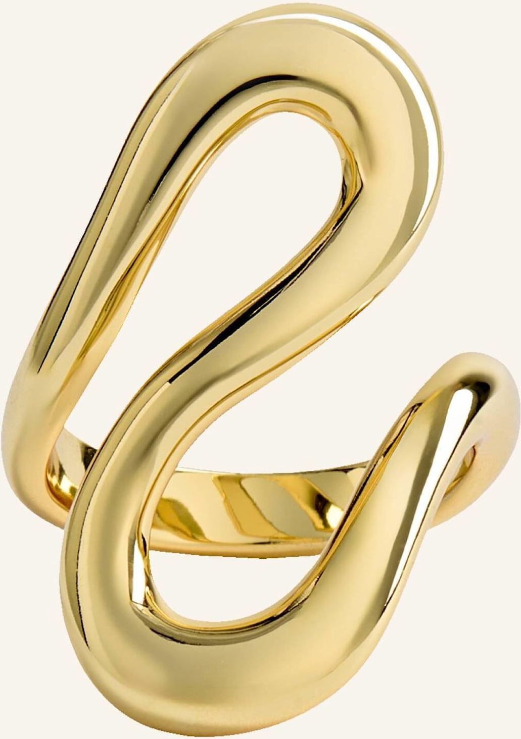 Pompidou Ringe Solin Curve By Glambou gold