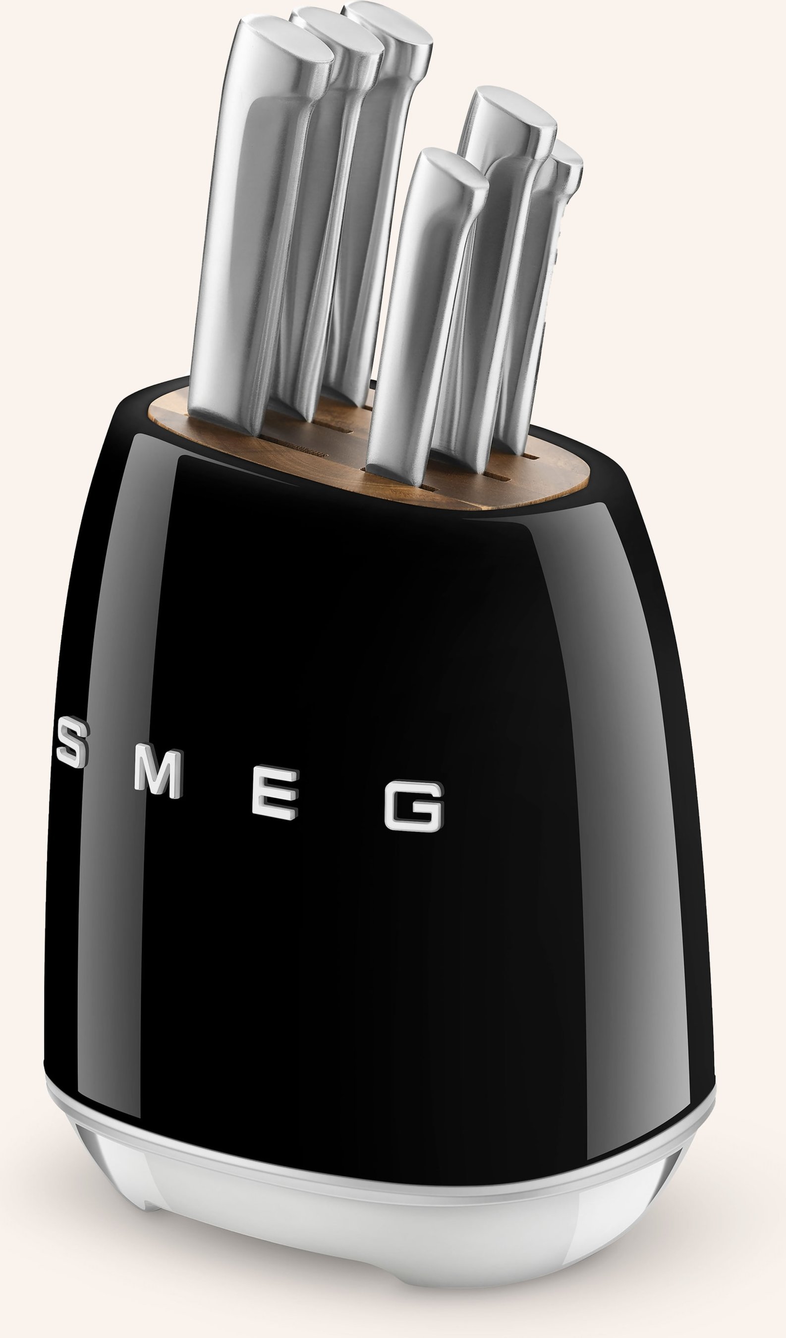 Thumbnail - Smeg 7-Tlg. Messerblock kbsf02 schwarz