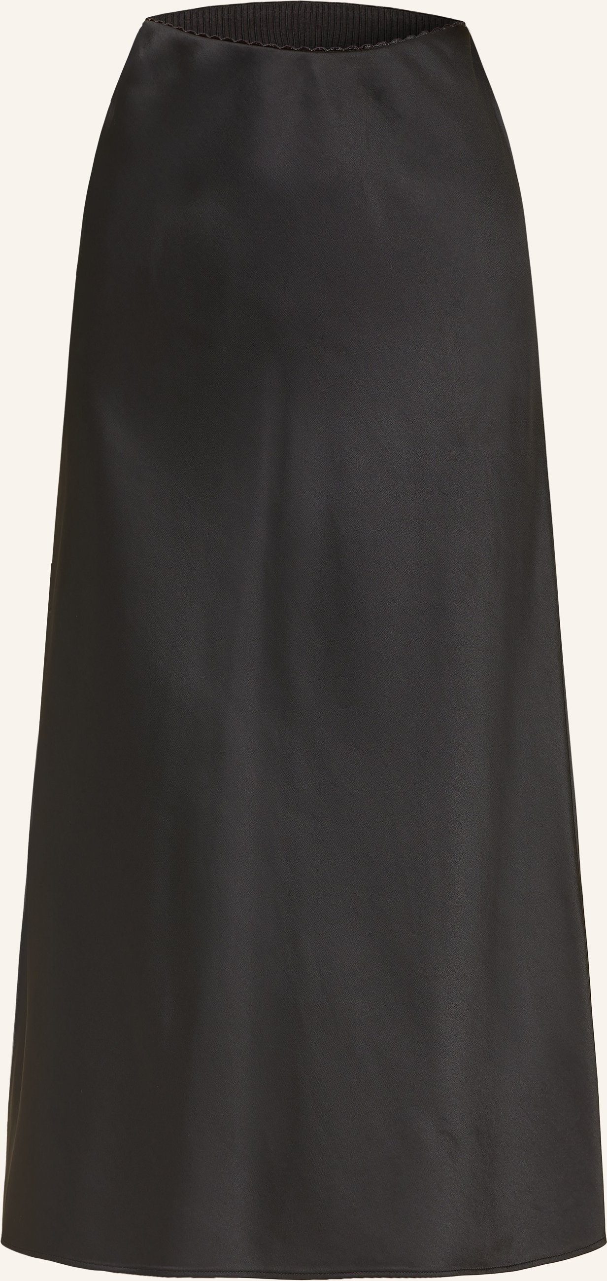 S.Oliver Black Label Satinrock schwarz