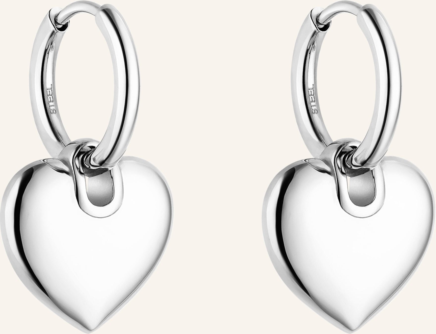 S.Oliver Creolen Aus Edelstahl silber