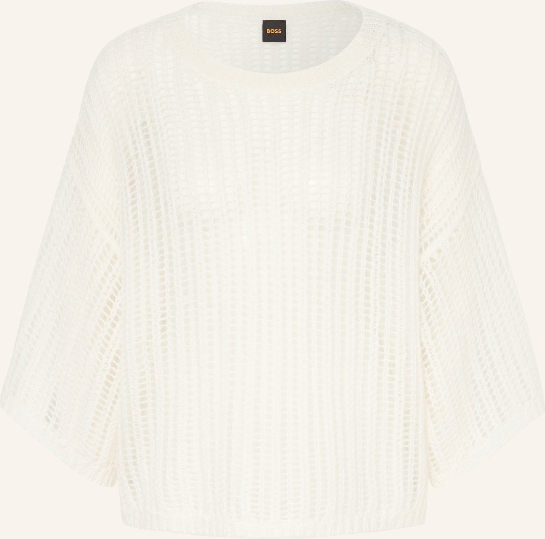 Boss Pullover Frug Mit Mohair weiss