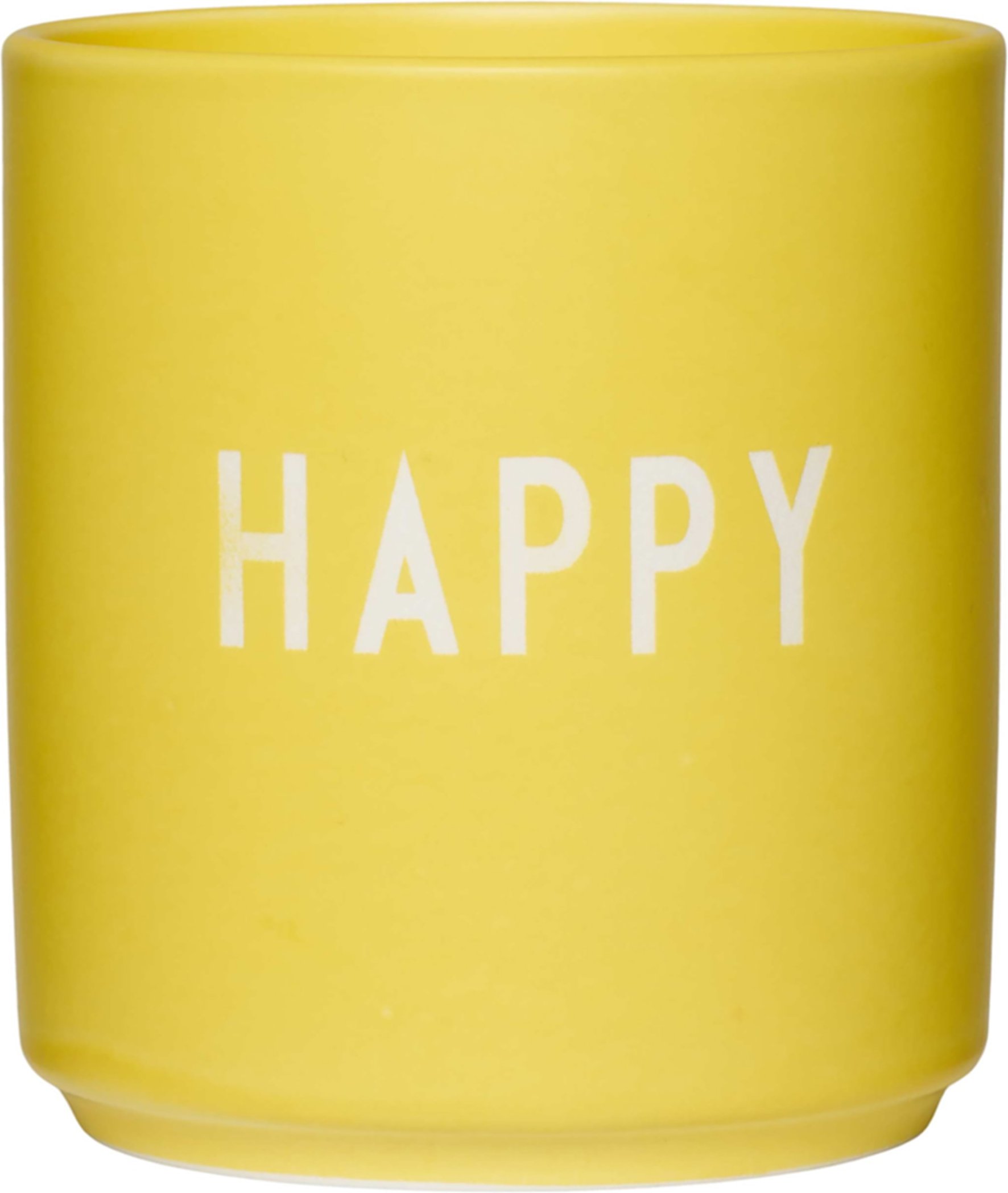 Design Letters Becher gelb