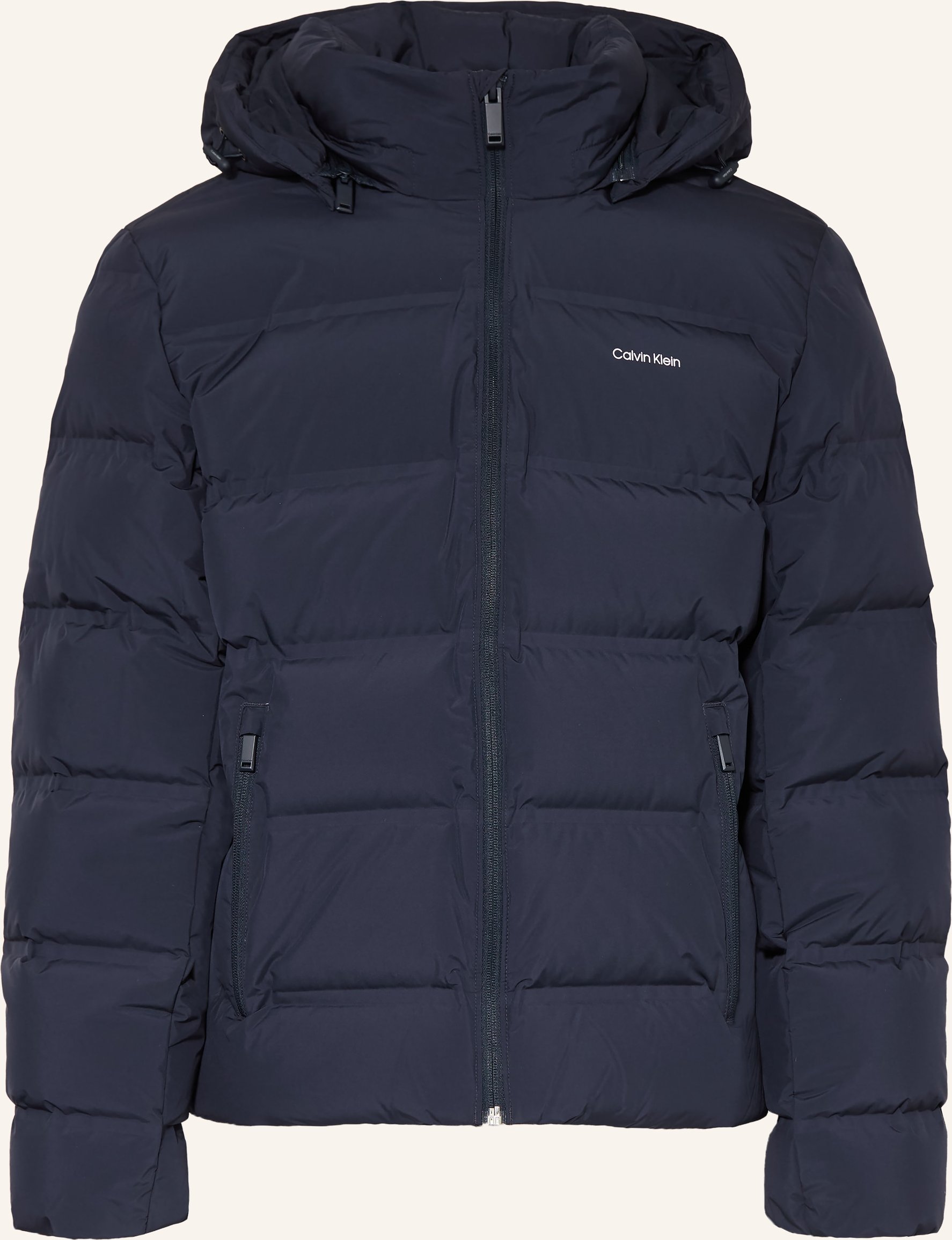 Calvin Klein Daunenjacke Mit Abnehmbarer Kapuze blau
