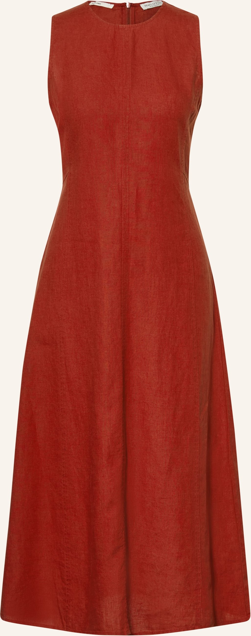 Marc O'polo Leinenkleid rot