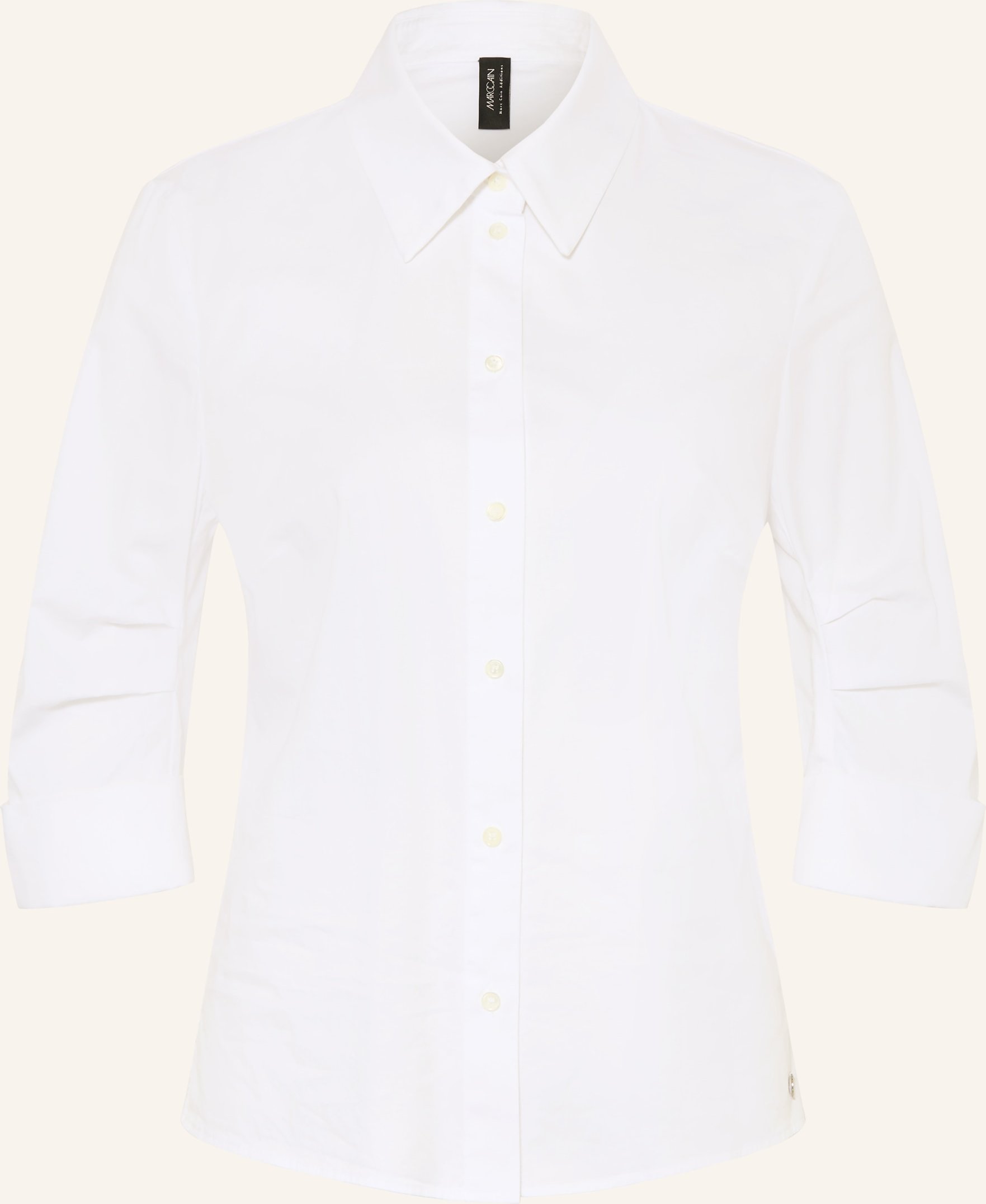 Marc Cain Hemdbluse Mit 3/4-Arm weiss