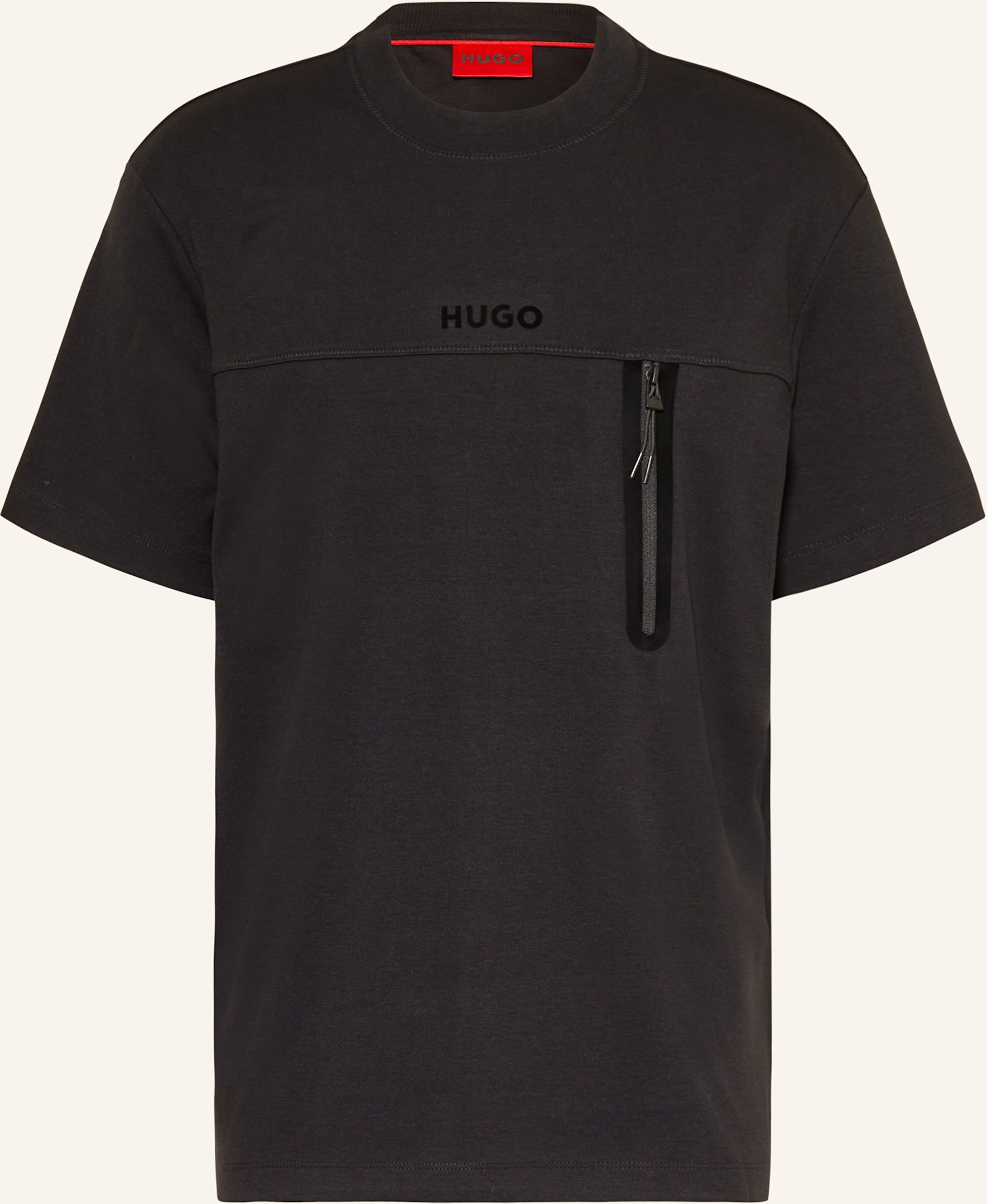 Thumbnail - Hugo T-Shirt Dubi schwarz