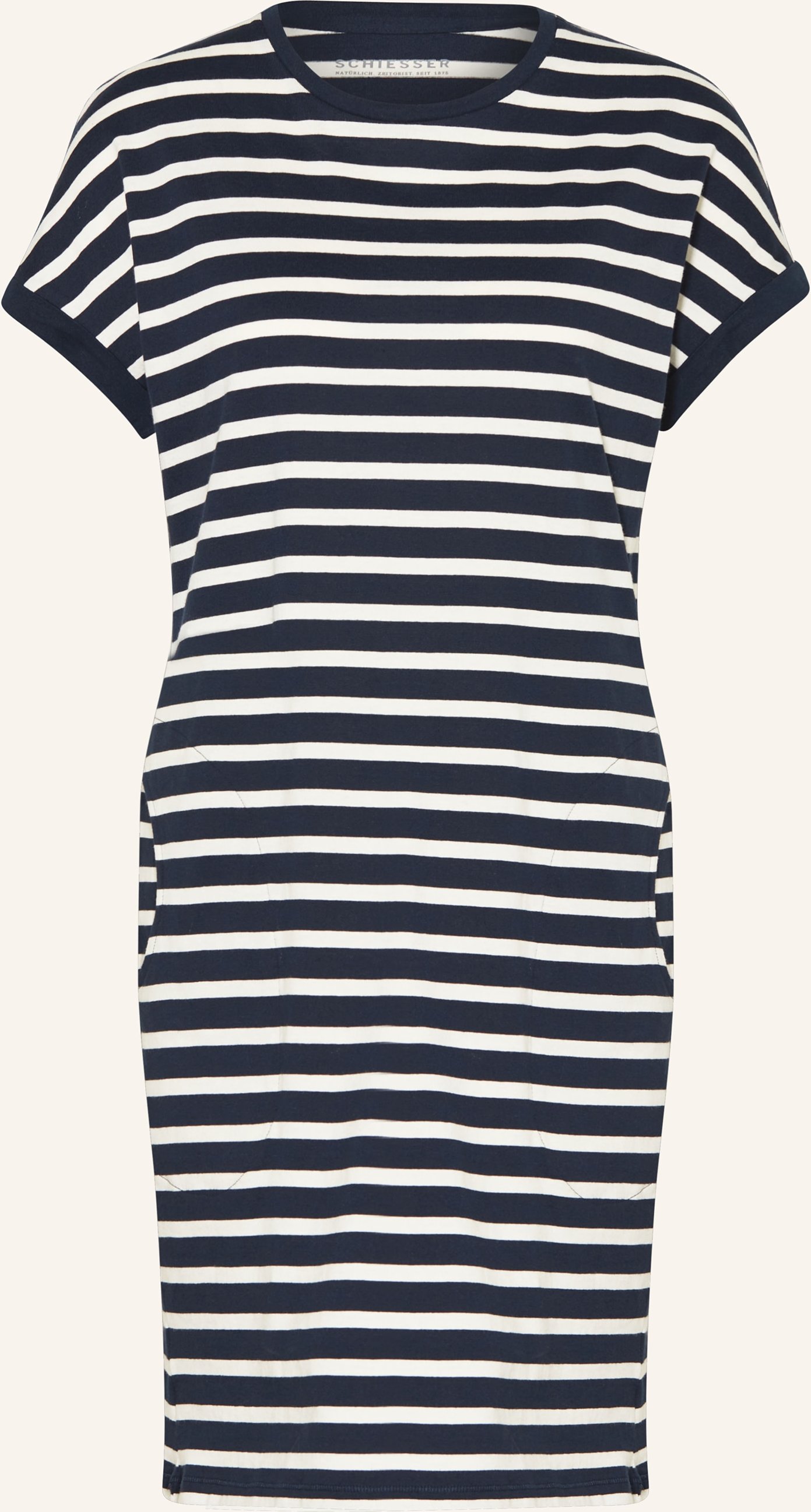 Schiesser Nachthemd Casuals Essentials blau