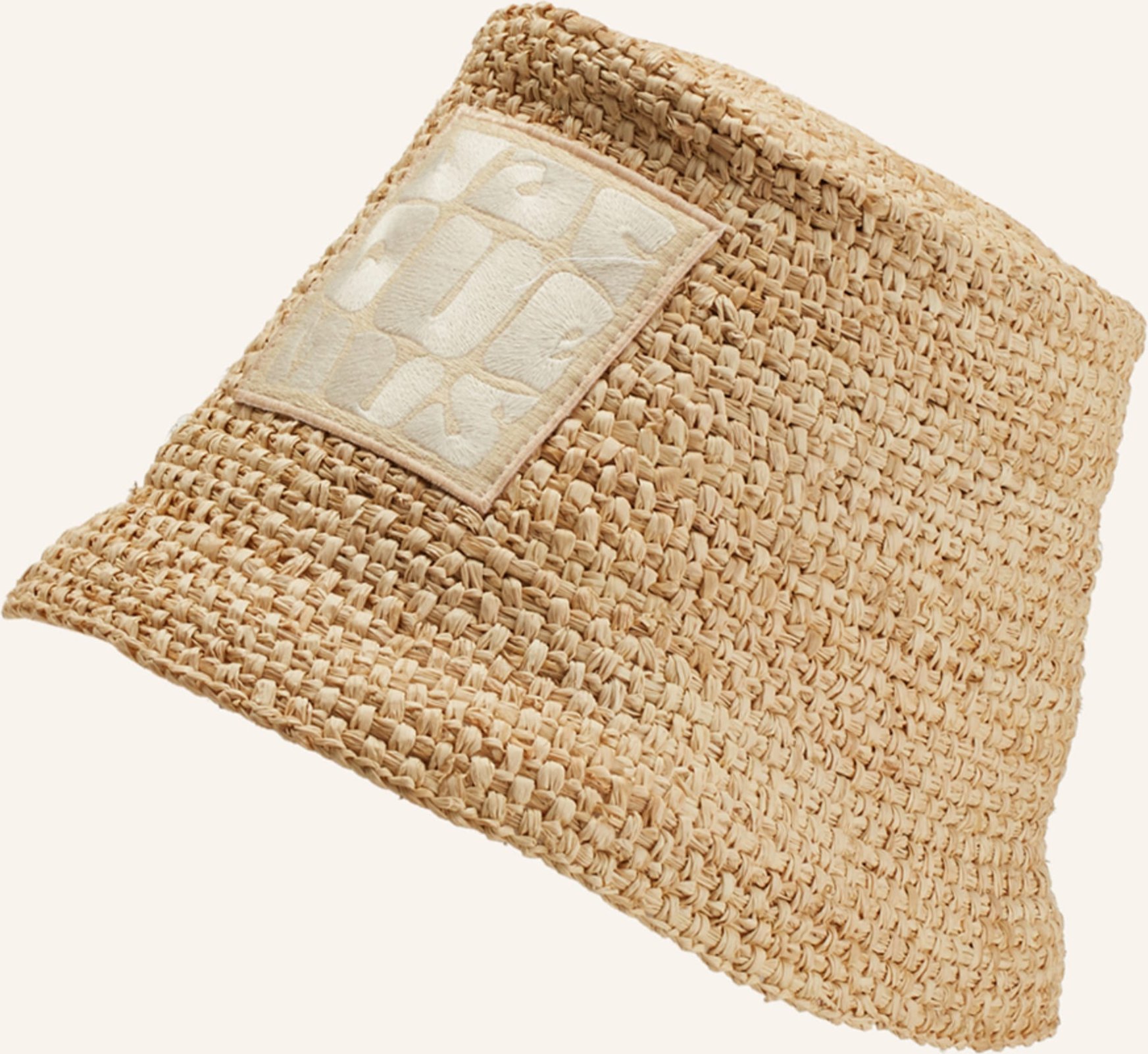 Jacquemus Bucket-Hat Le Bob Ficiu beige