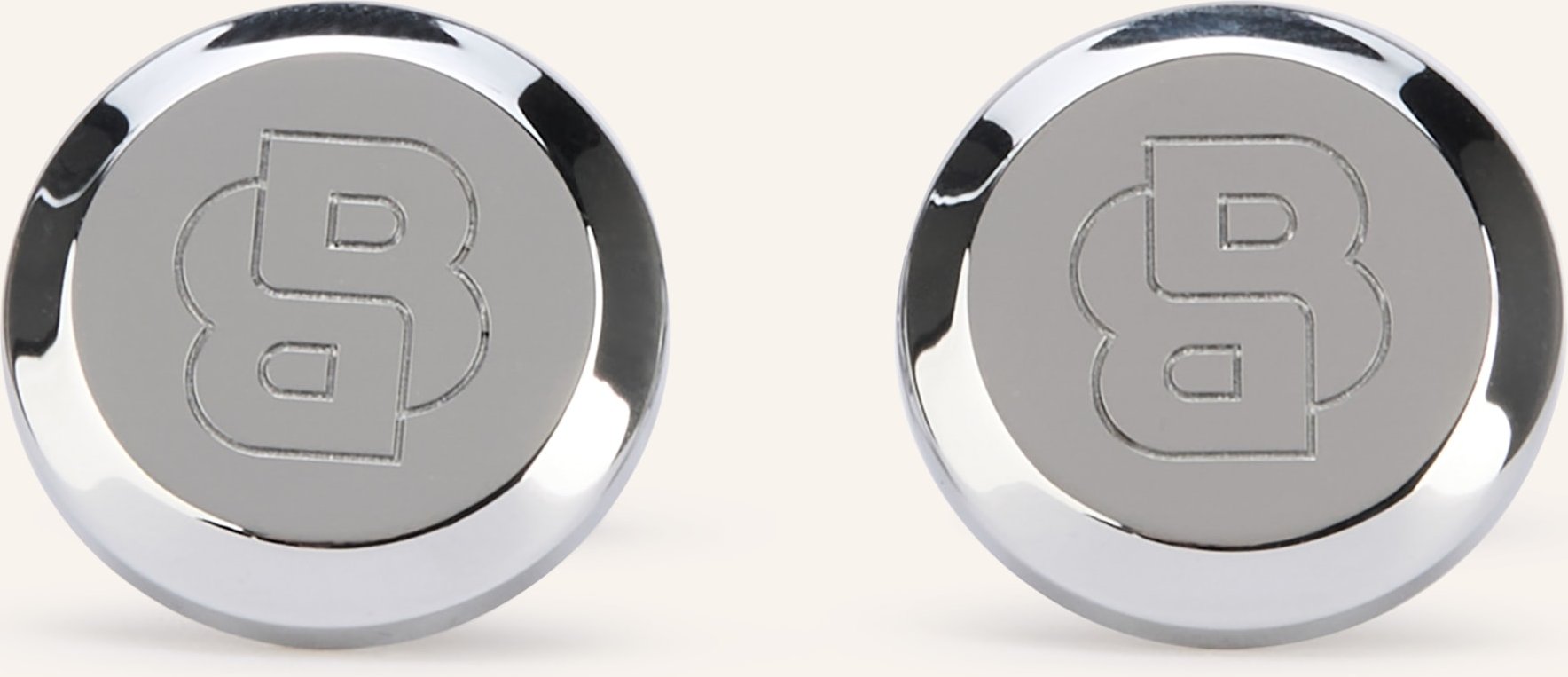 Boss Manschettenknöpfe silber
