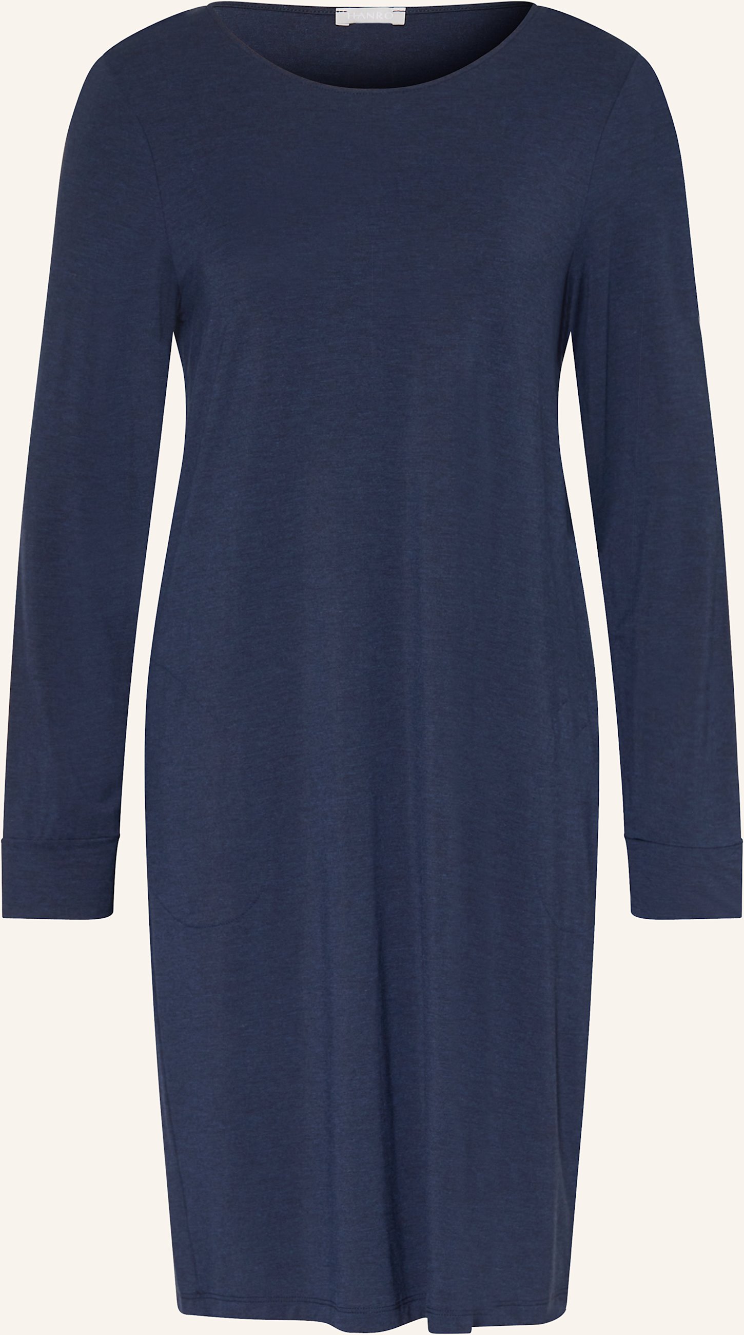 Hanro Nachthemd Natural Elegance blau