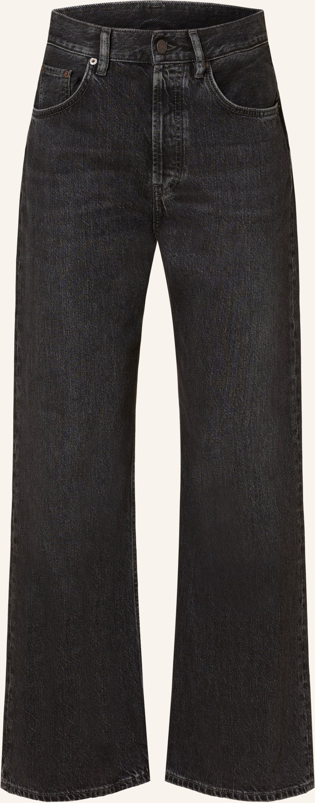 Acne Studios Straight Jeans schwarz