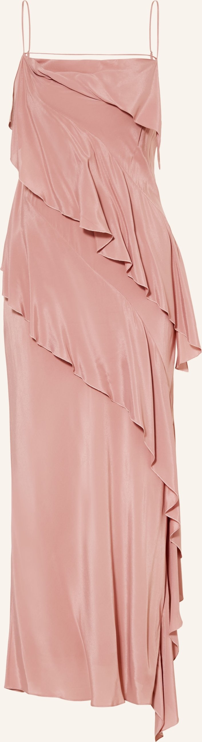 Patrizia Pepe Abendkleid Mit Volants rosa