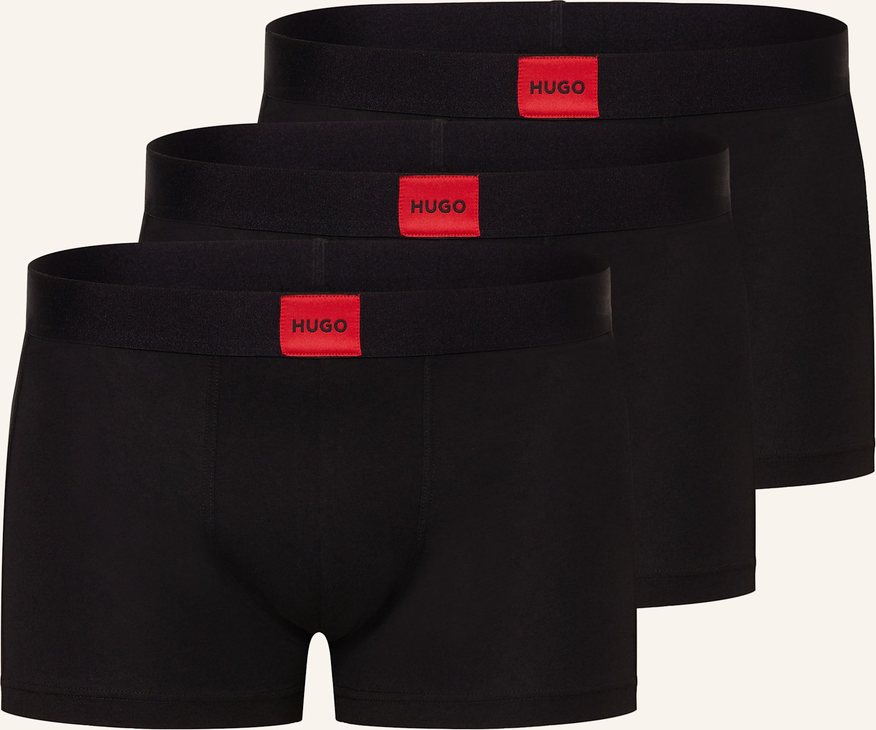 Hugo 3er-Pack Boxershorts Galaxy schwarz