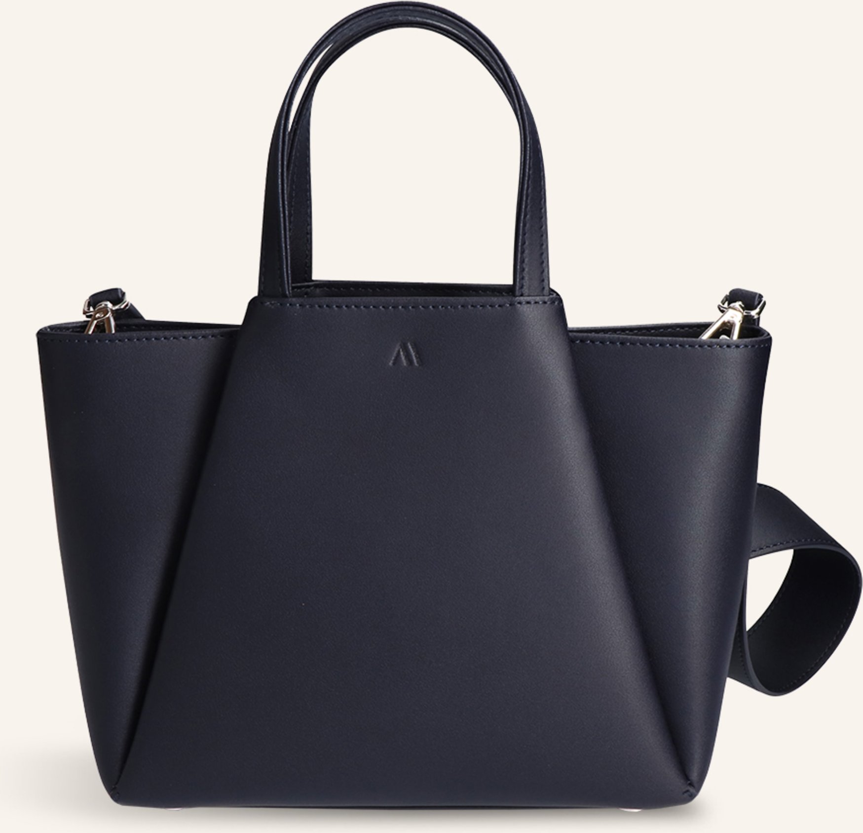 Kaai Umhängetasche Mini Pyramid blau