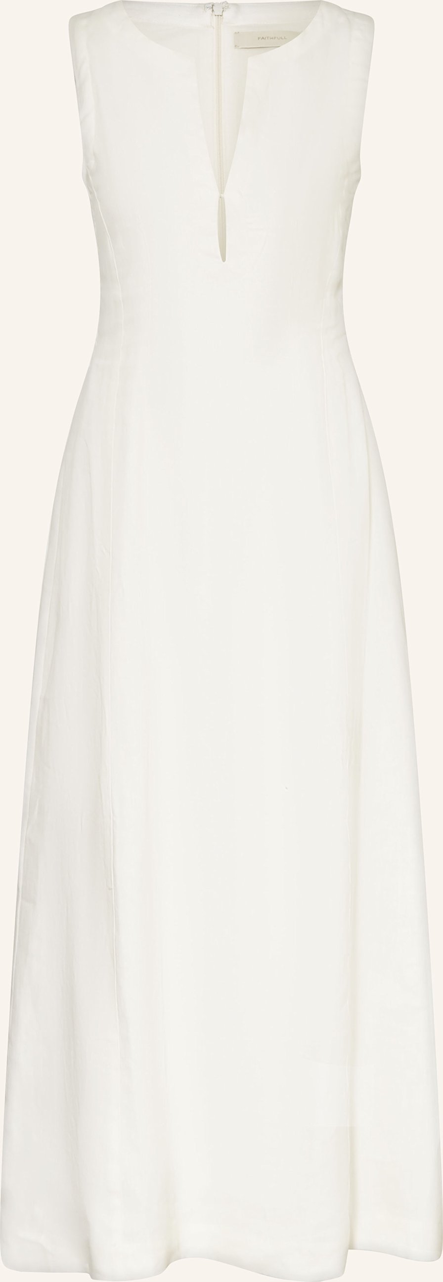 Faithfull The Brand Leinenkleid Melia weiss