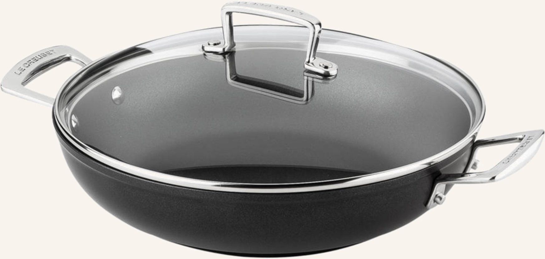 Le Creuset Profi-Pfanne Aluminium Antihaft schwarz