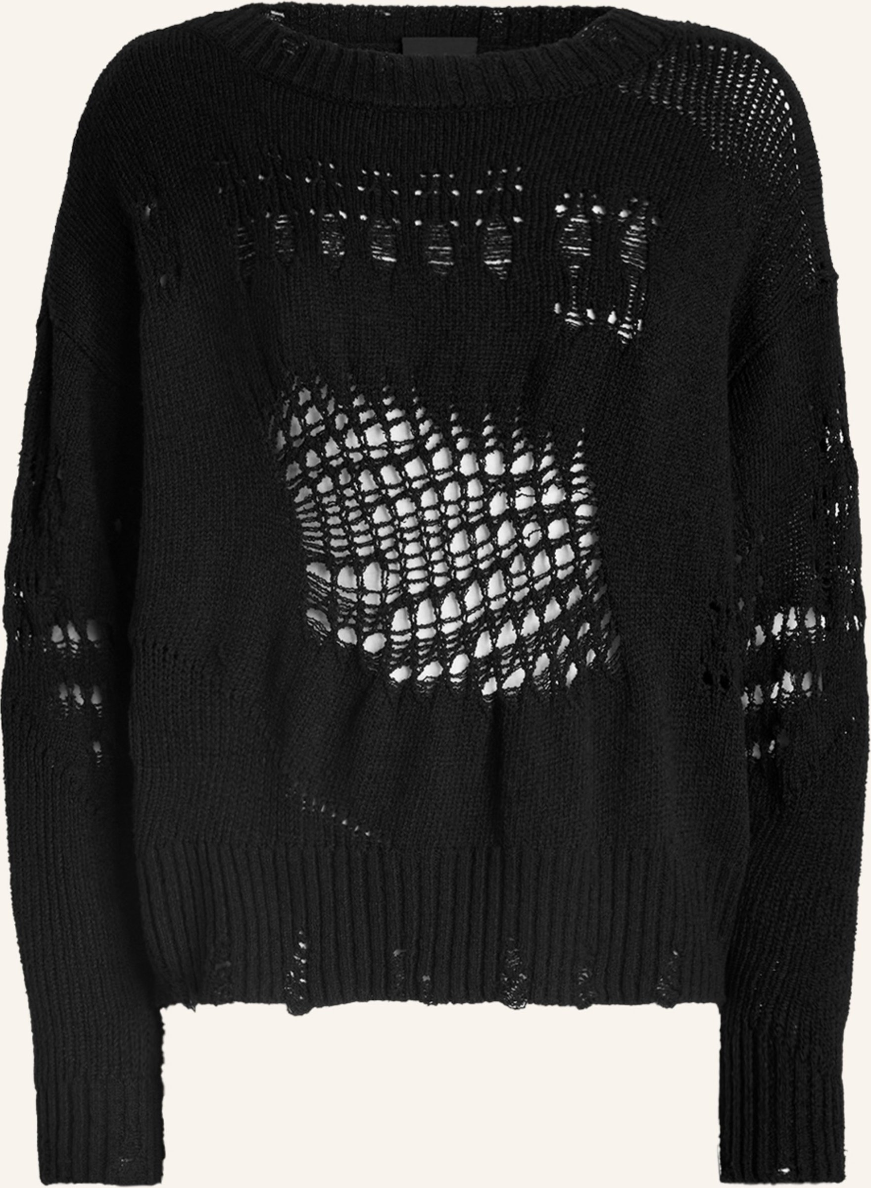 High Strickwaren Bloat schwarz