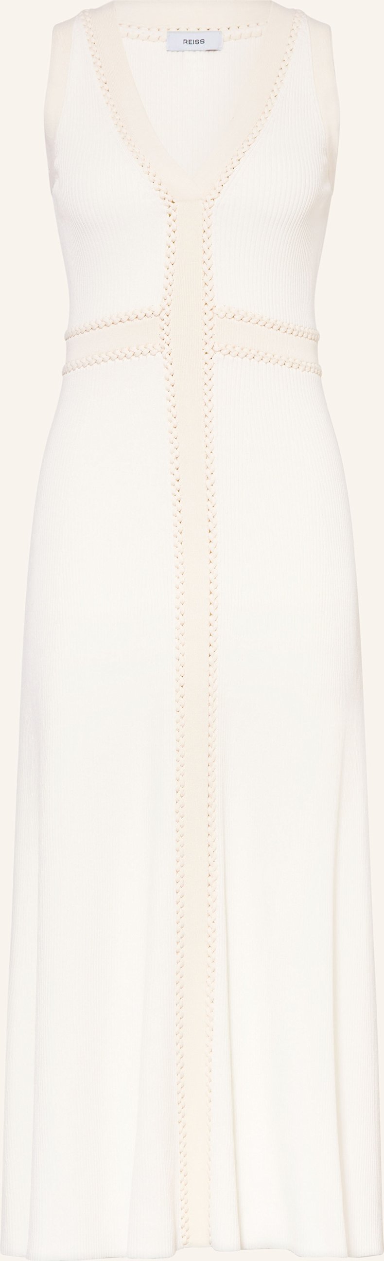 Thumbnail - Reiss Strickkleid Lou weiss