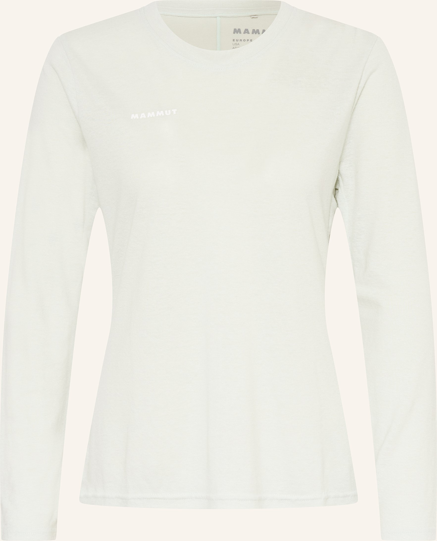 Mammut Longsleeve Massone Light grau