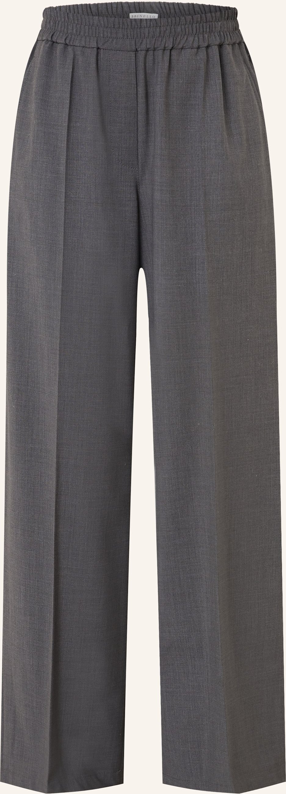 Thumbnail - Brunello Cucinelli Marlenehose grau