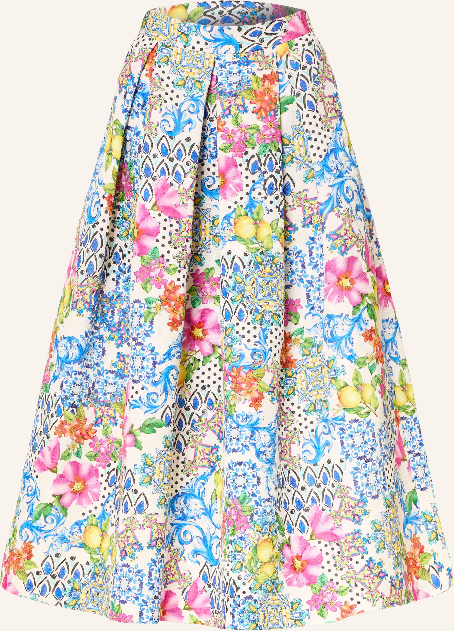 Lunatica Milano Faltenrock blau