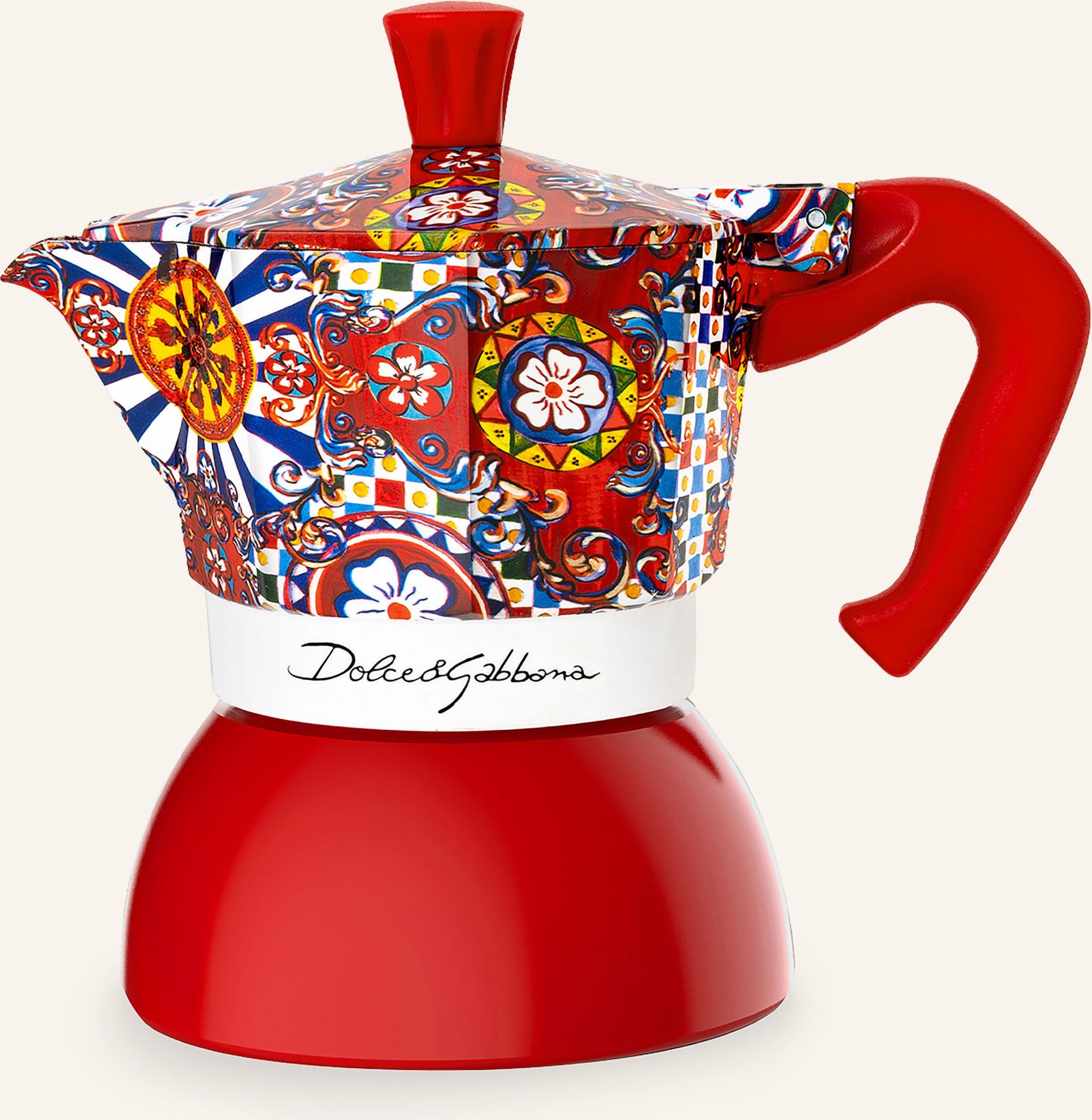 Dolce & Gabbana Casa Espressokocher rot