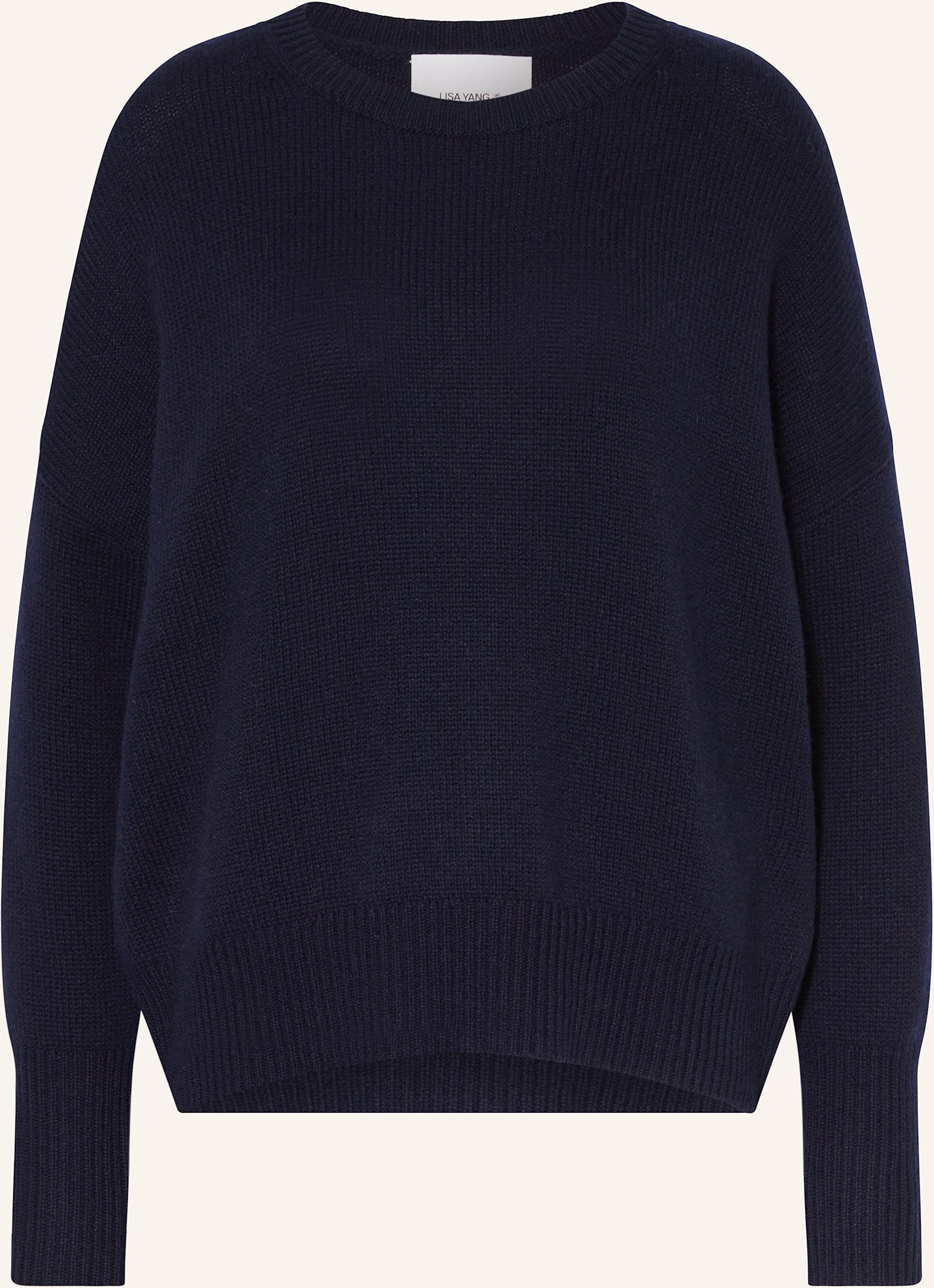 Lisa Yang Cashmere-Pullover Mila blau