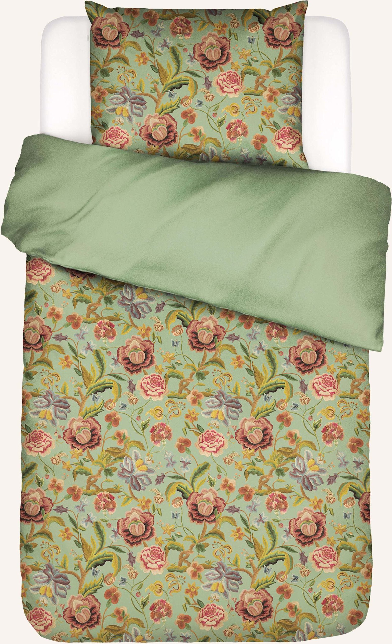 Essenza Bettwäsche Rosanella gruen