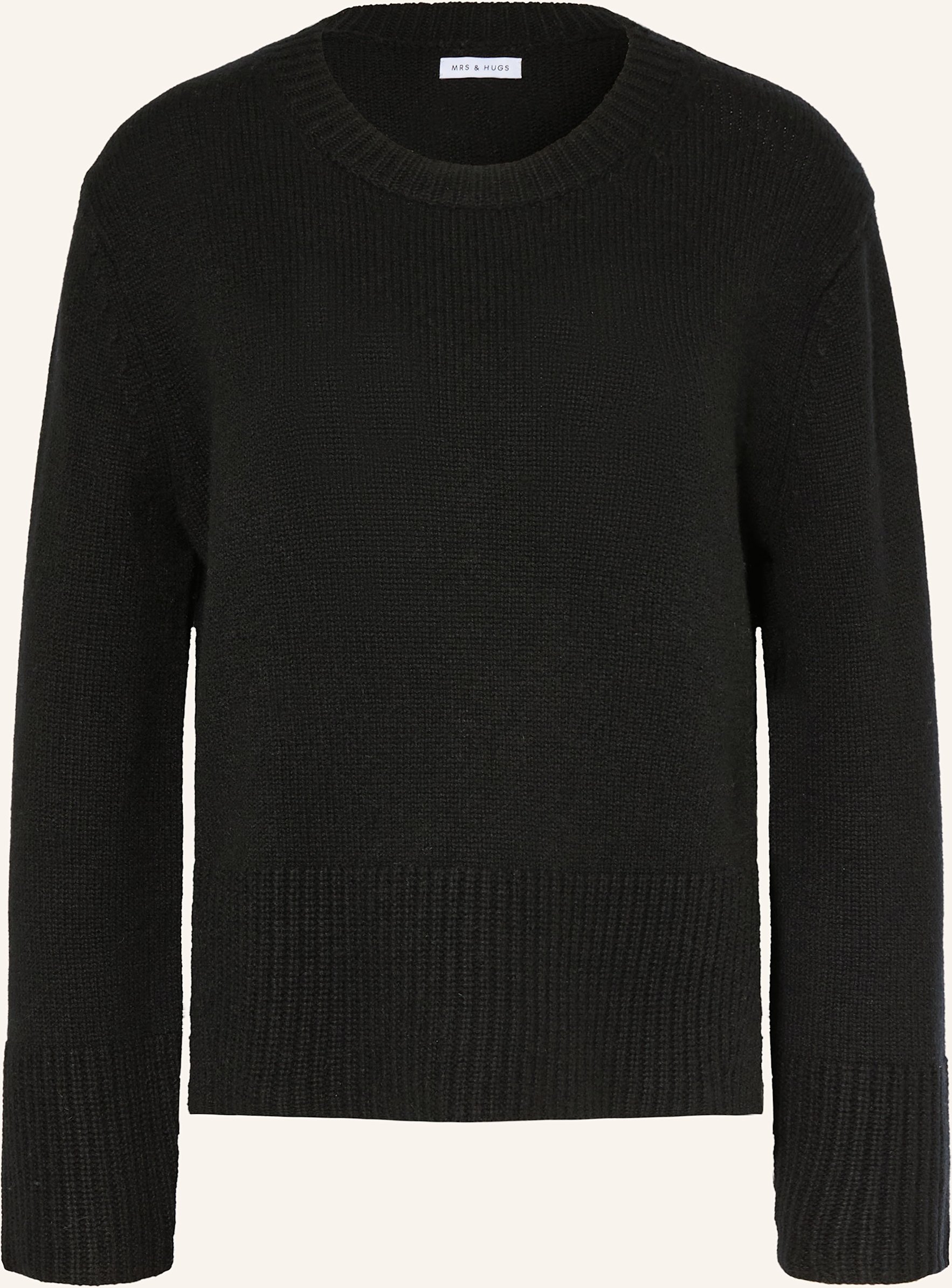 Mrs & Hugs Cashmere-Pullover schwarz