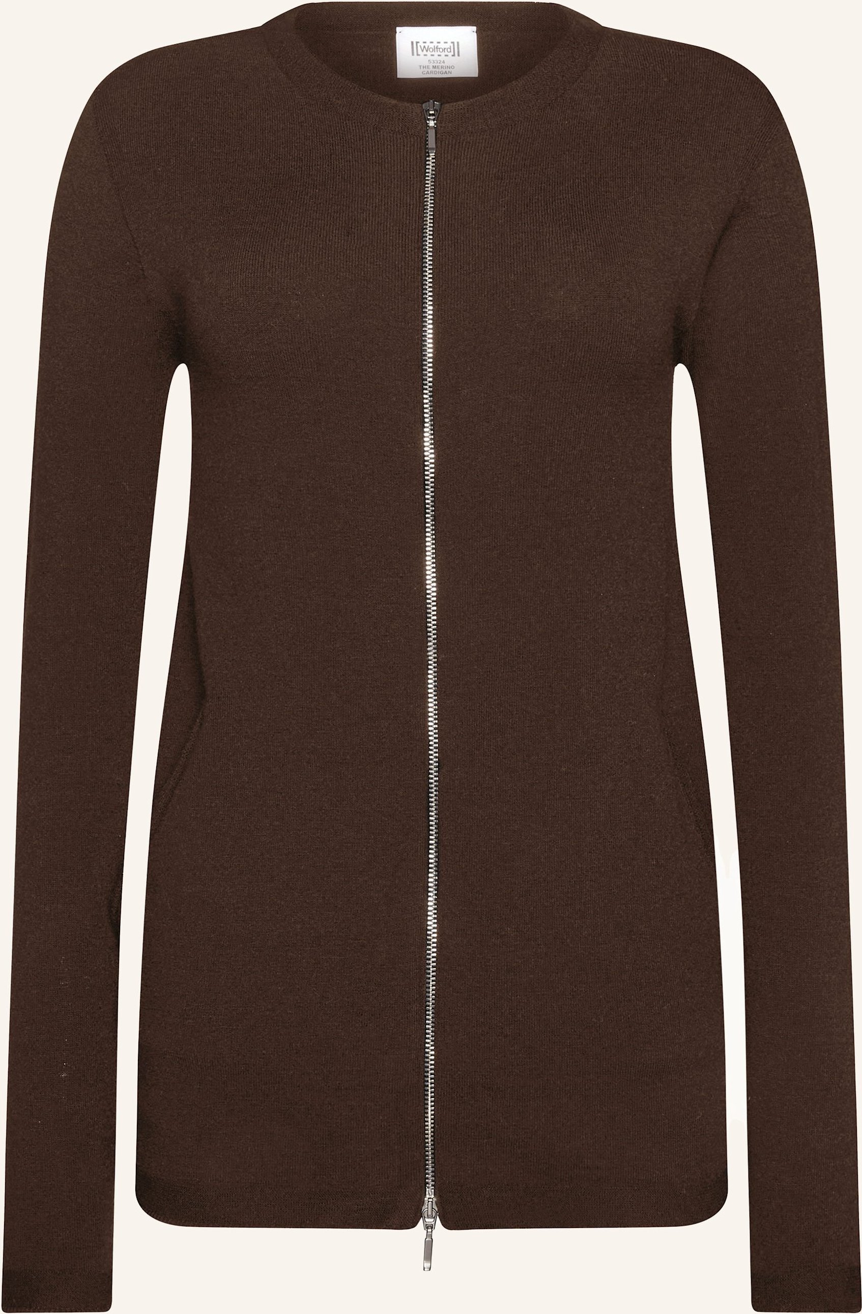 Wolford Strickjacke, Jacke & Weste The Merino Cardigan braun