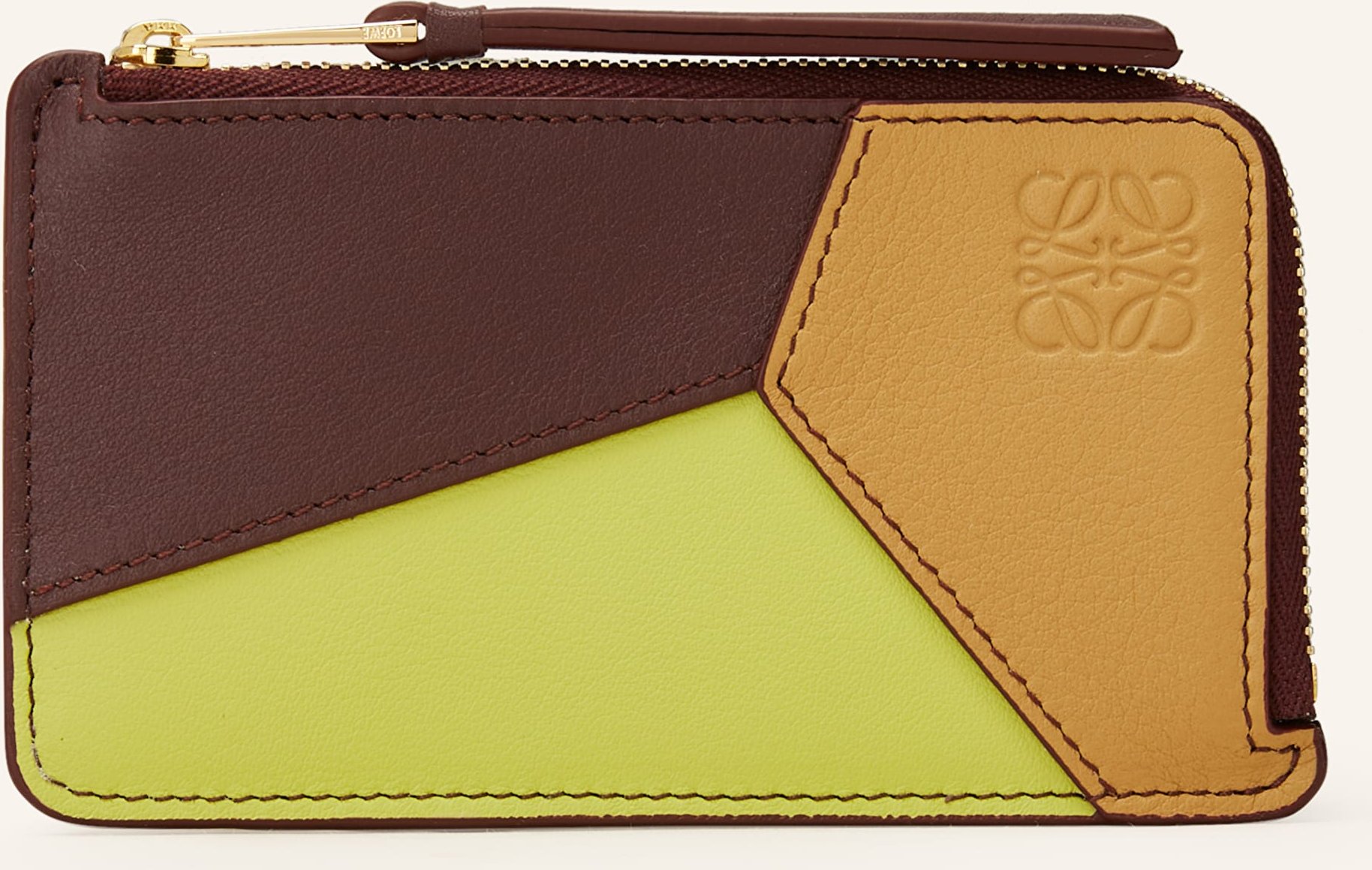 Loewe Kartenetui Puzzle Mit Münzfach gelb