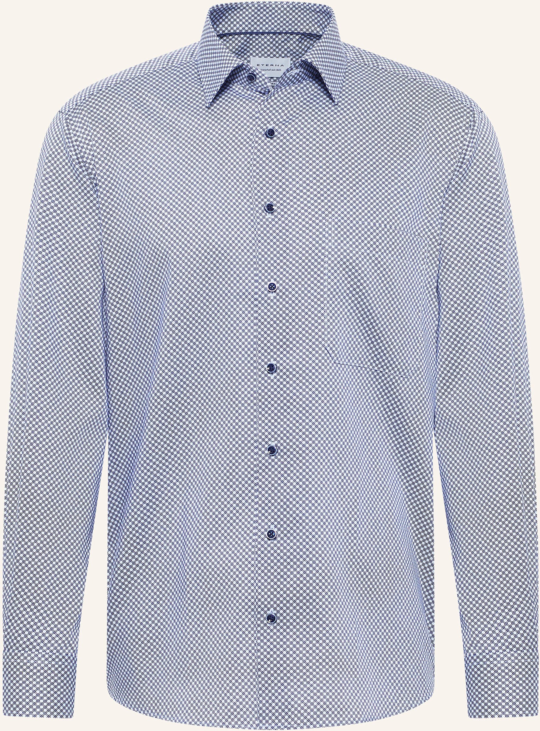 Eterna Hemd Comfort Fit blau