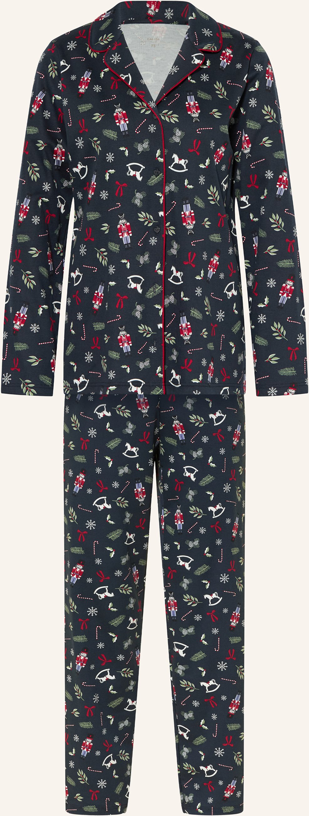 Calida Schlafanzug Family & Friends blau