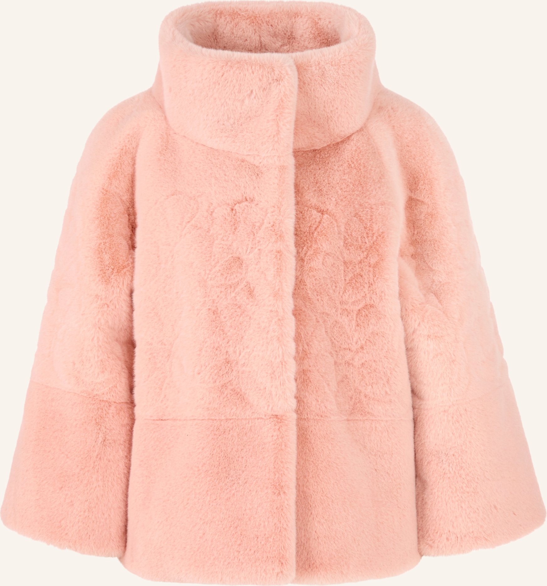 Marc Cain Kunstpelz-Jacke Mit 3/4-Arm beige