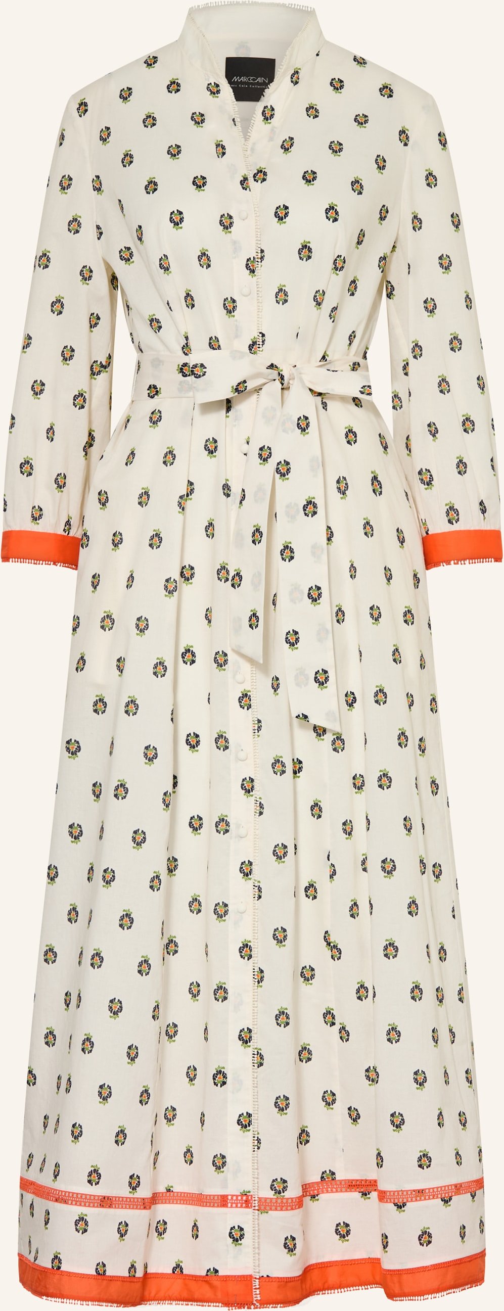 Marc Cain Kleid Mit 3/4-Arm weiss