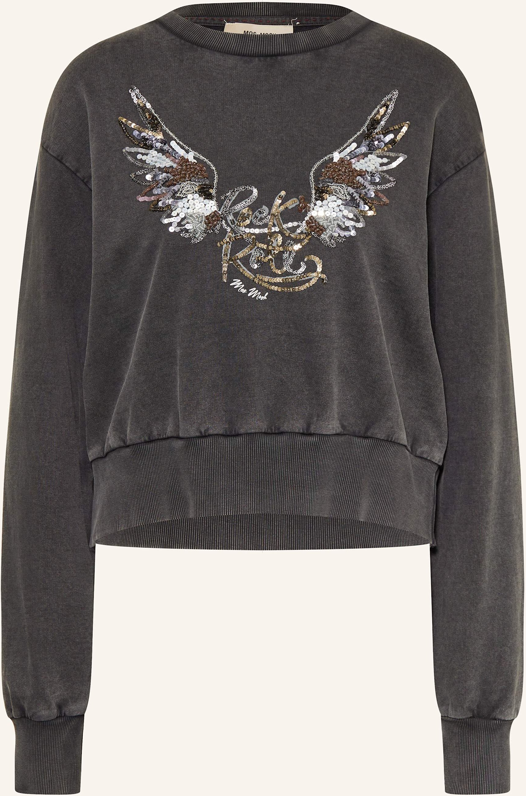 Mos Mosh Sweatshirt Cosette grau