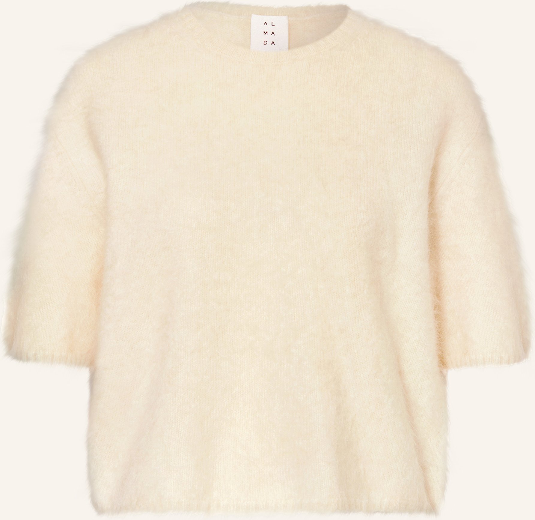 Thumbnail - Almada Label Strickshirt Fei Aus Cashmere beige