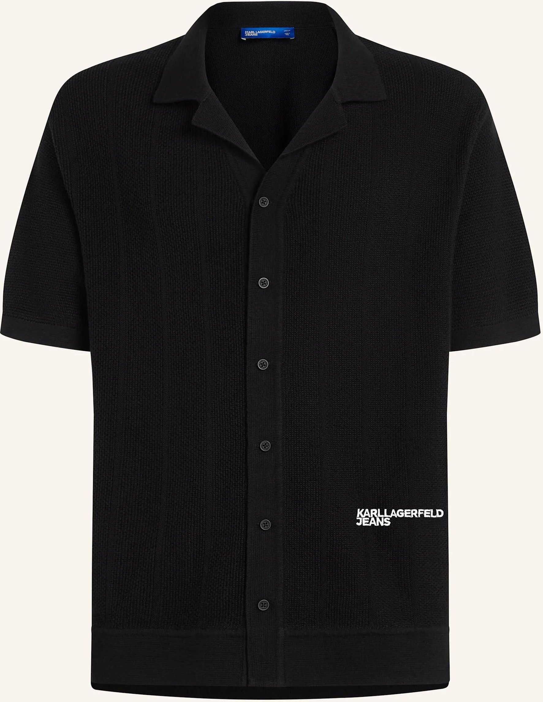 Karl Lagerfeld Jeans Poloshirt schwarz