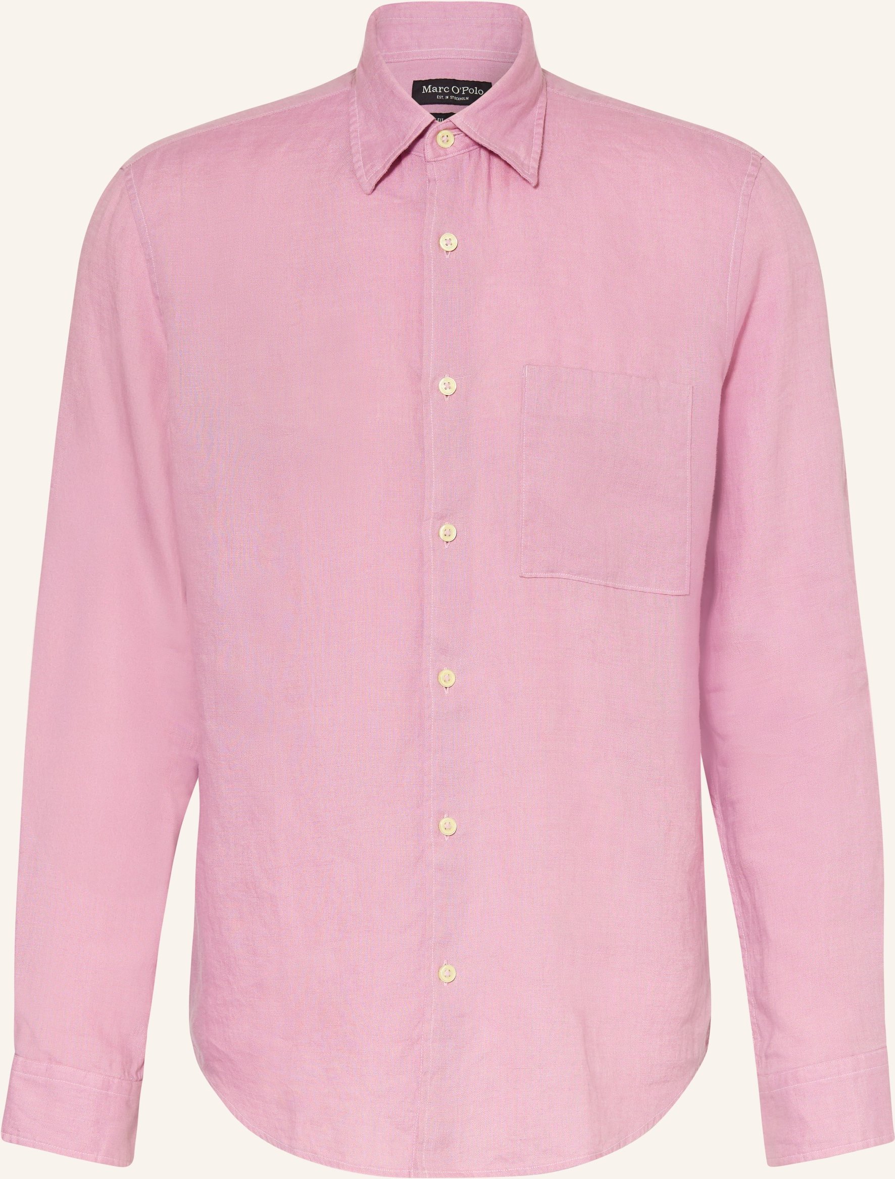 Marc O'polo Leinenhemd Regular Fit rosa
