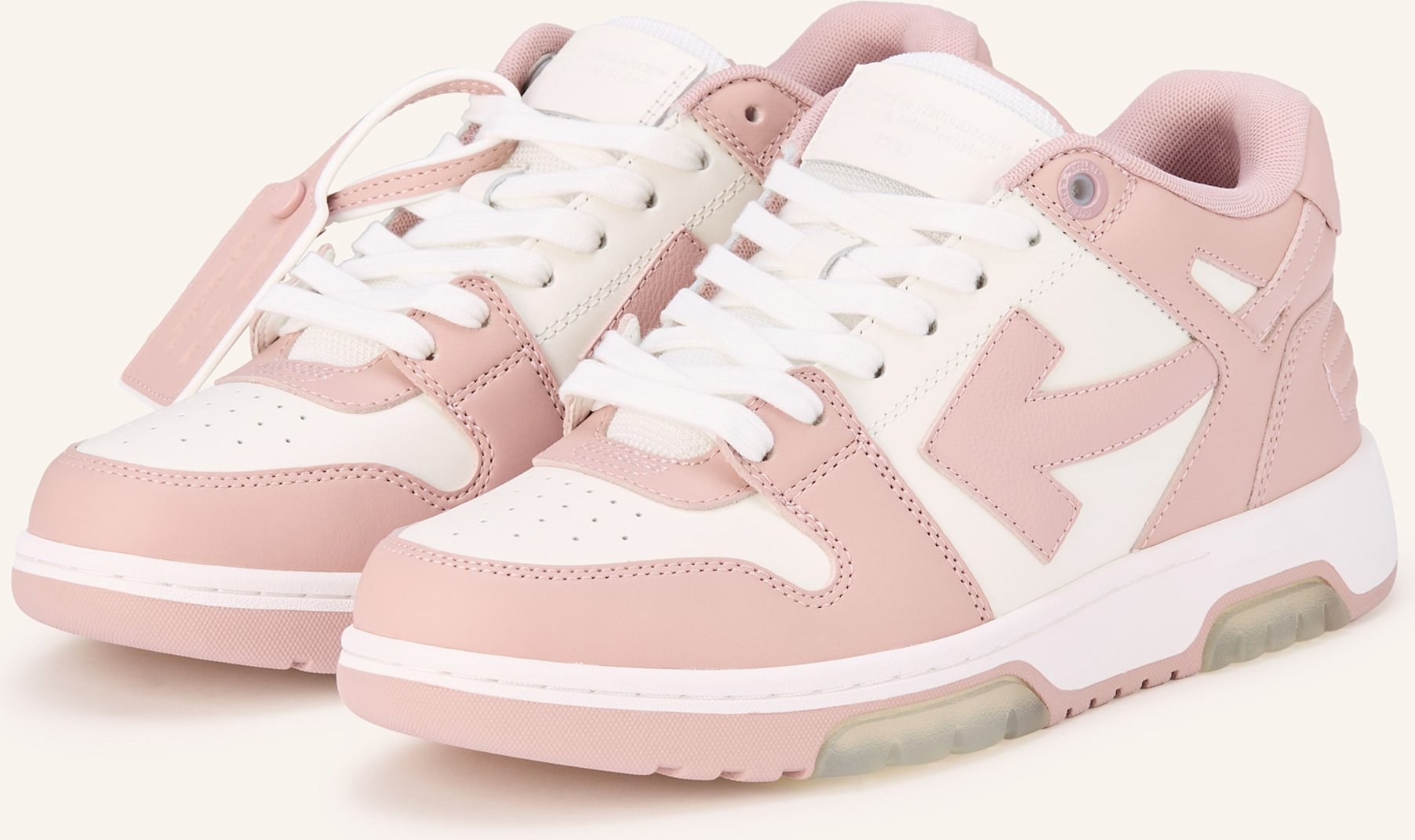 Off-White Sneaker Out Of Office rosa