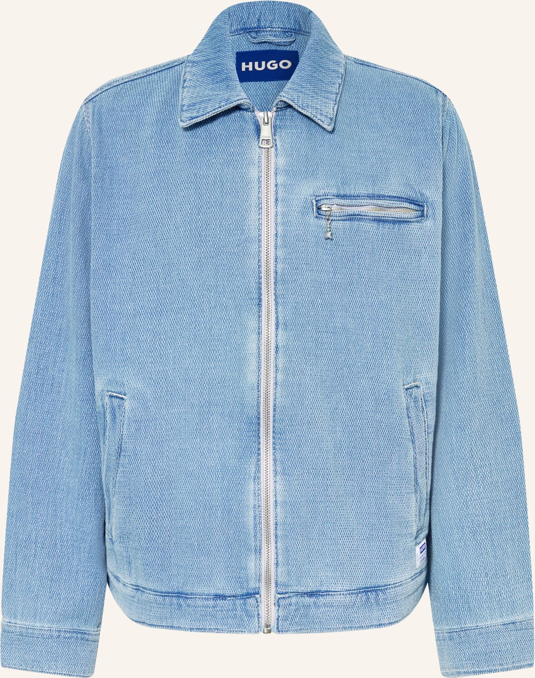Hugo Jeansjacke Elzo blau
