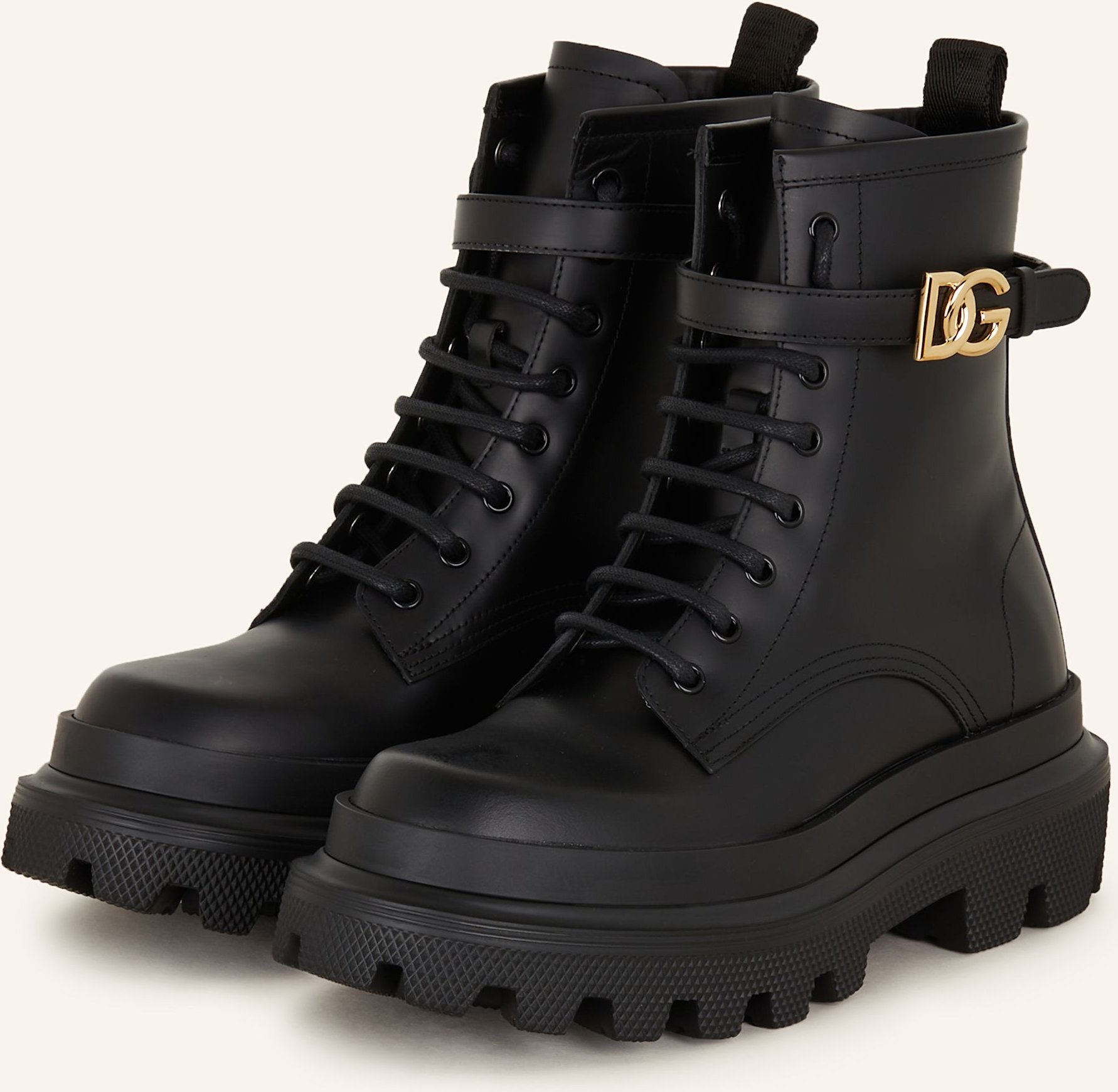 Dolce & Gabbana Schnürboots schwarz