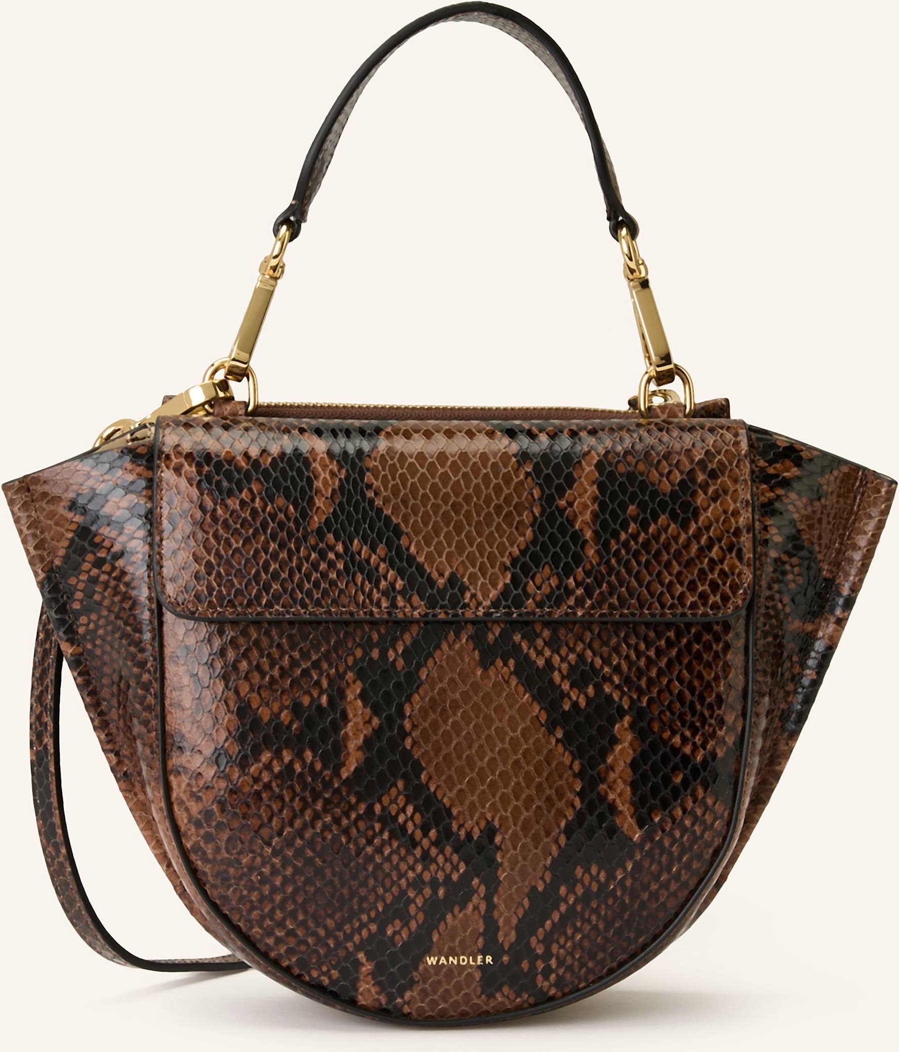 Wandler Umhängetasche Hortensia Mini braun