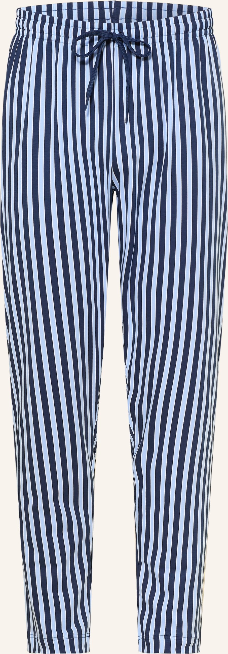 Mey Schlafhose Serie Graphic Stripes blau