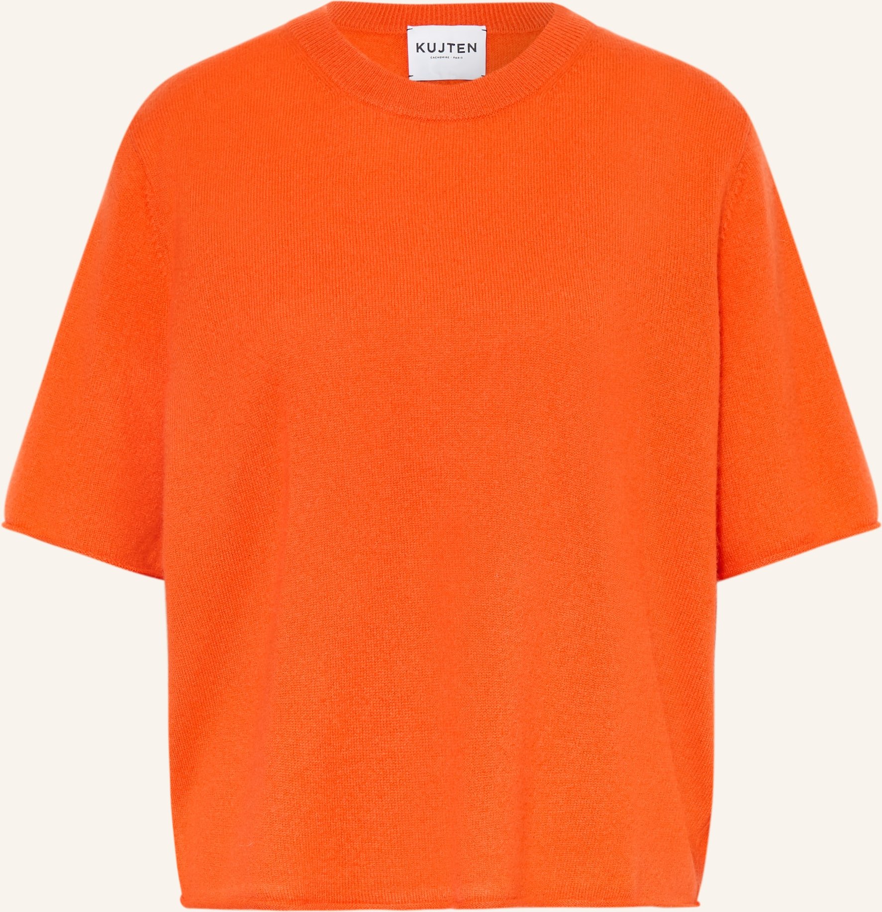 Kujten Strickshirt Aus Cashmere orange