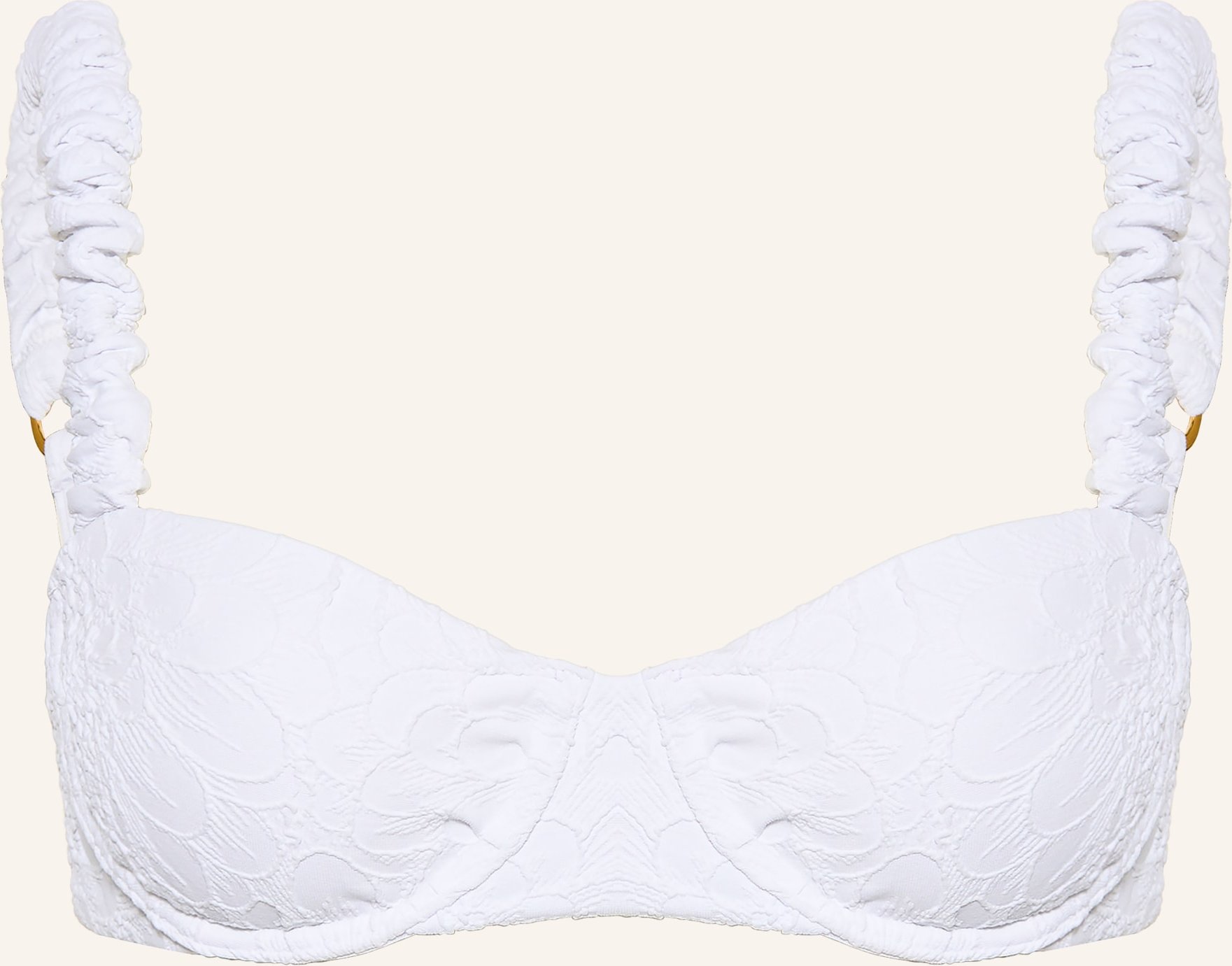 Farm Rio Bügel-Bikini-Top White Gerbera Daisy weiss