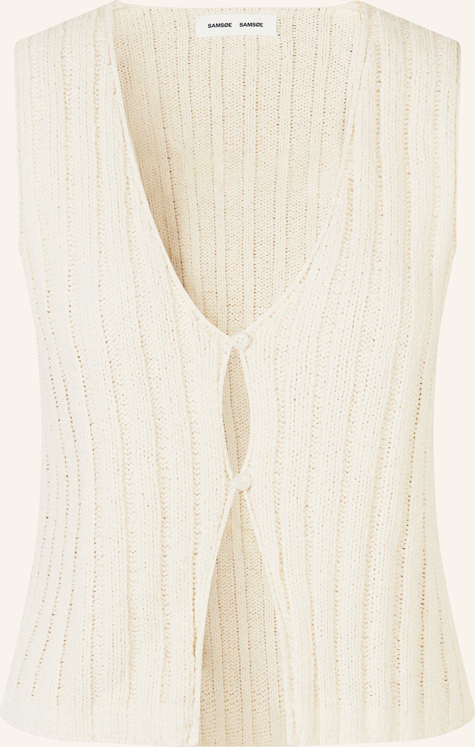 Samsøe Samsøe Stricktop Salou weiss